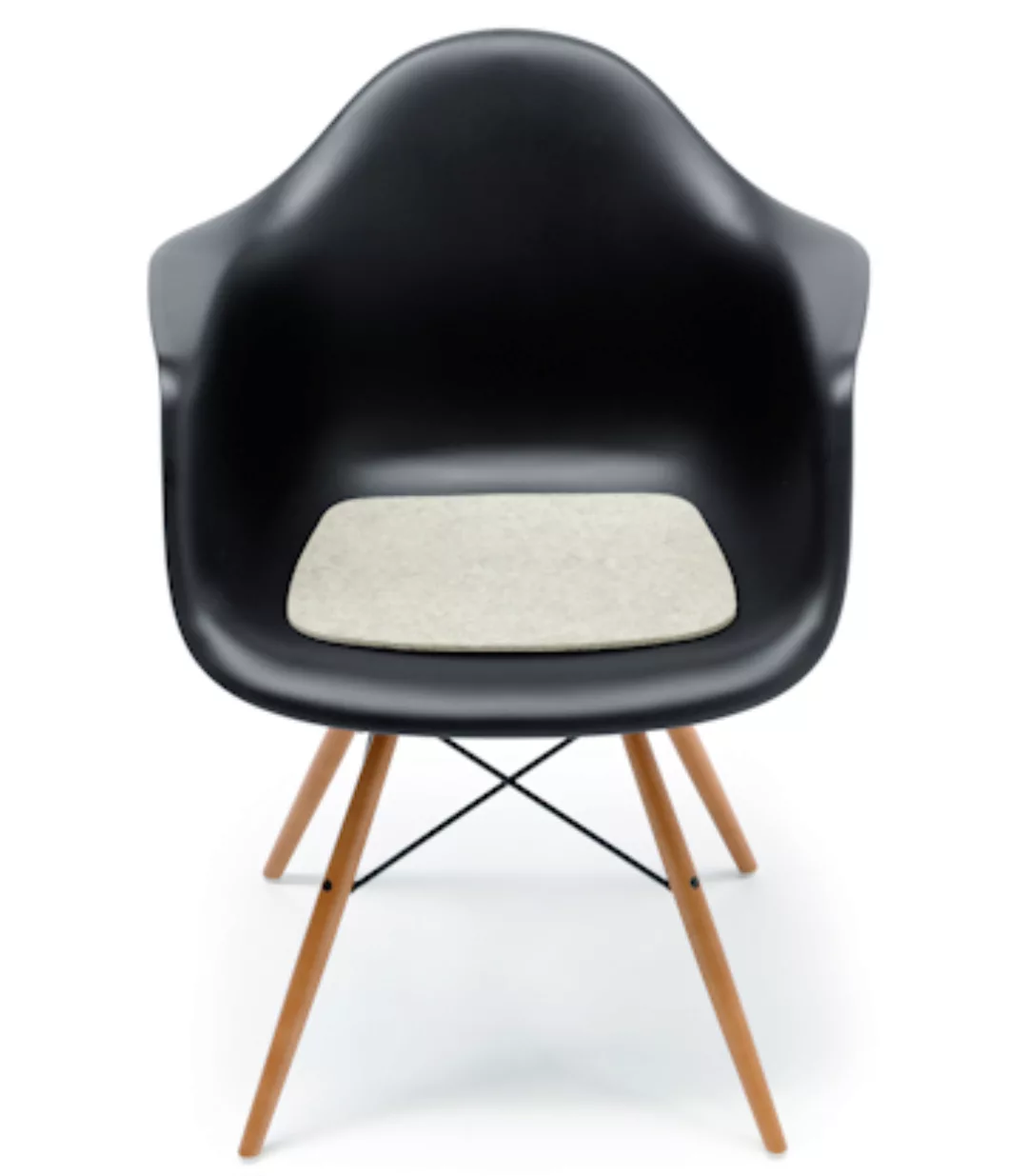 Sitzauflage aus Filz Eames Plastic Armchair 37x35 anthrazit 01 günstig online kaufen