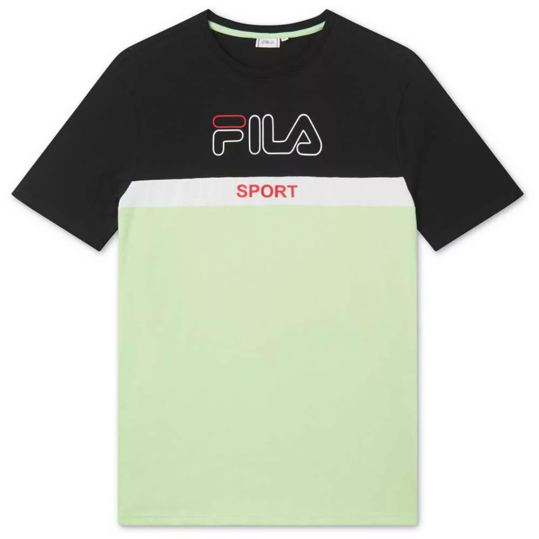 Fila Lars Kurzärmeliges T-shirt XL Paradise Green / Black / Bright White günstig online kaufen