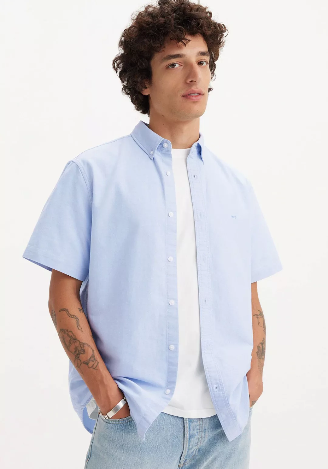Levi's® Kurzarmhemd SS AUTHENTIC BUTTON DOWN in Streifendessin, aus Baumwol günstig online kaufen