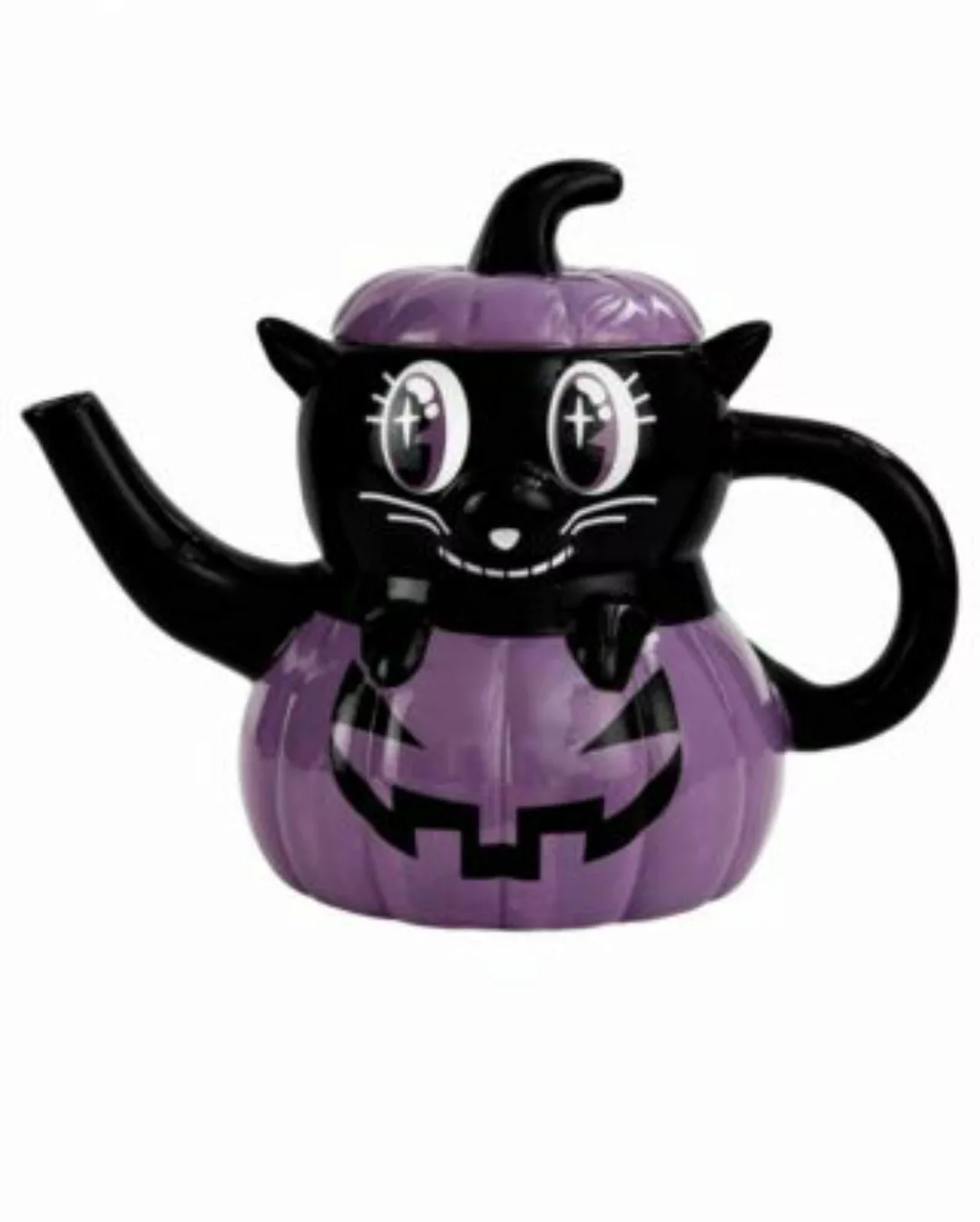 Meowloween Teekanne mit Deckel von KILLSTAR Tassen schwarz günstig online kaufen