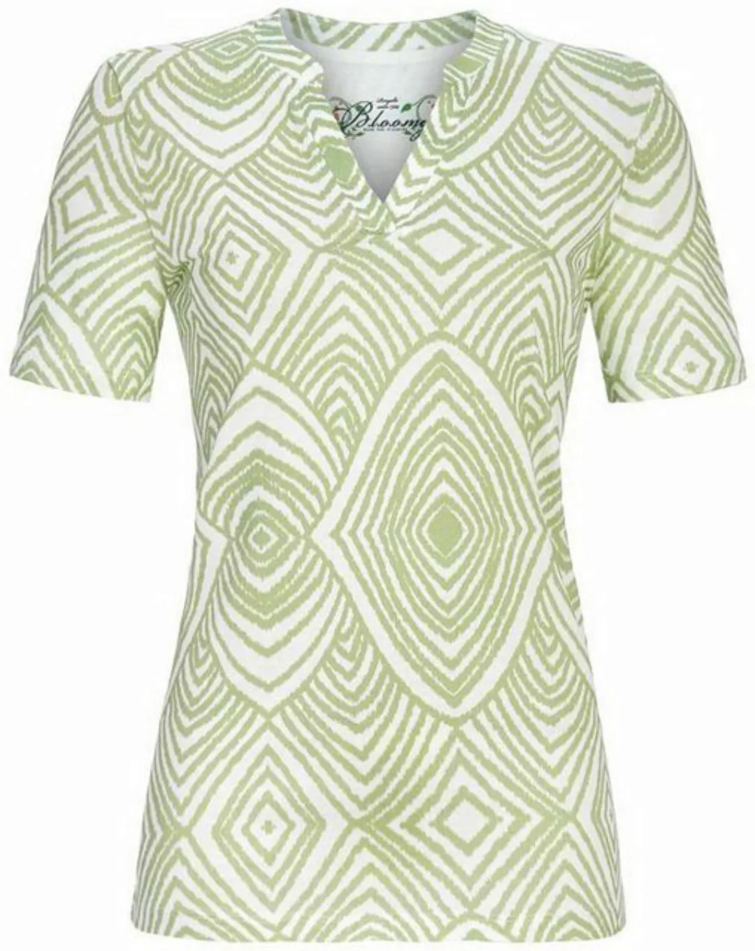 Ringella Pyjamaoberteil Damen Pyjamashirt mit kurzem Arm (1-tlg) Ethno Prin günstig online kaufen