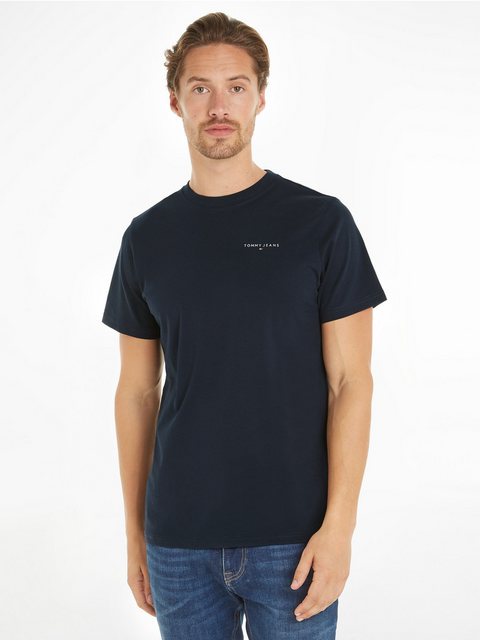 Tommy Jeans T-Shirt TJM SLIM LINEAR CHEST TEE EXT mit Logoschriftzug günstig online kaufen