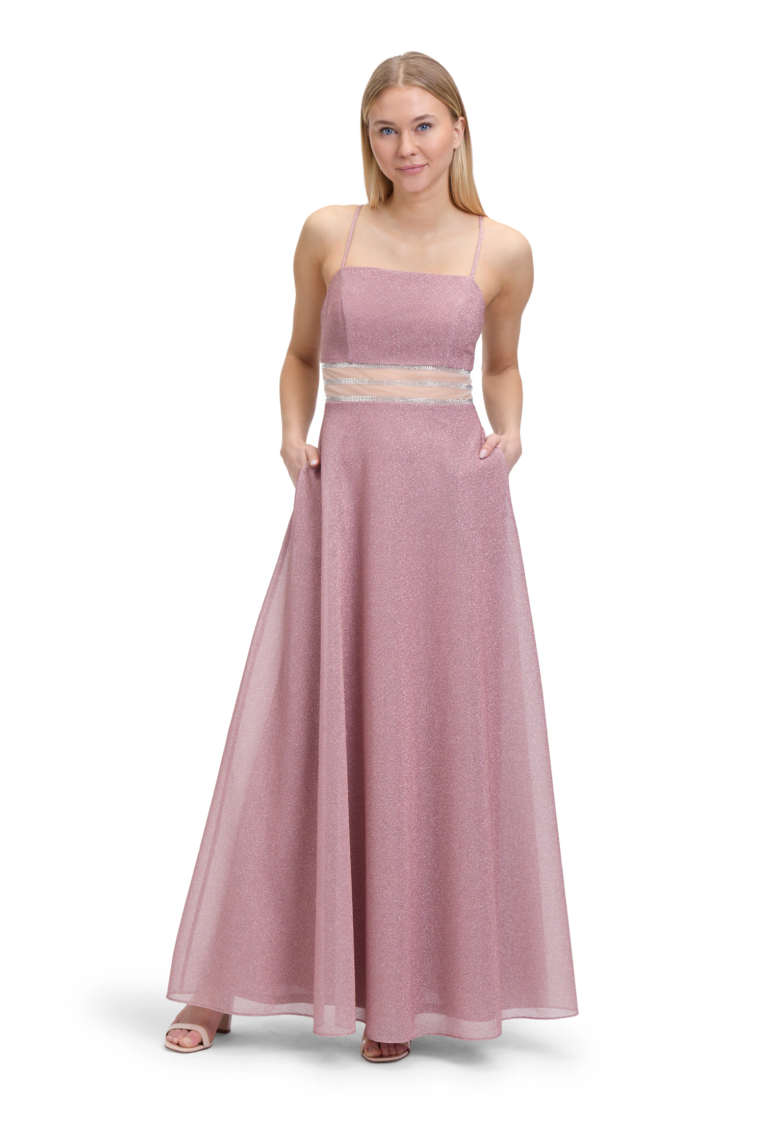 Vera Mont Abendkleid "Vera Mont Abendkleid mit Effektgarn", Ziersteine günstig online kaufen