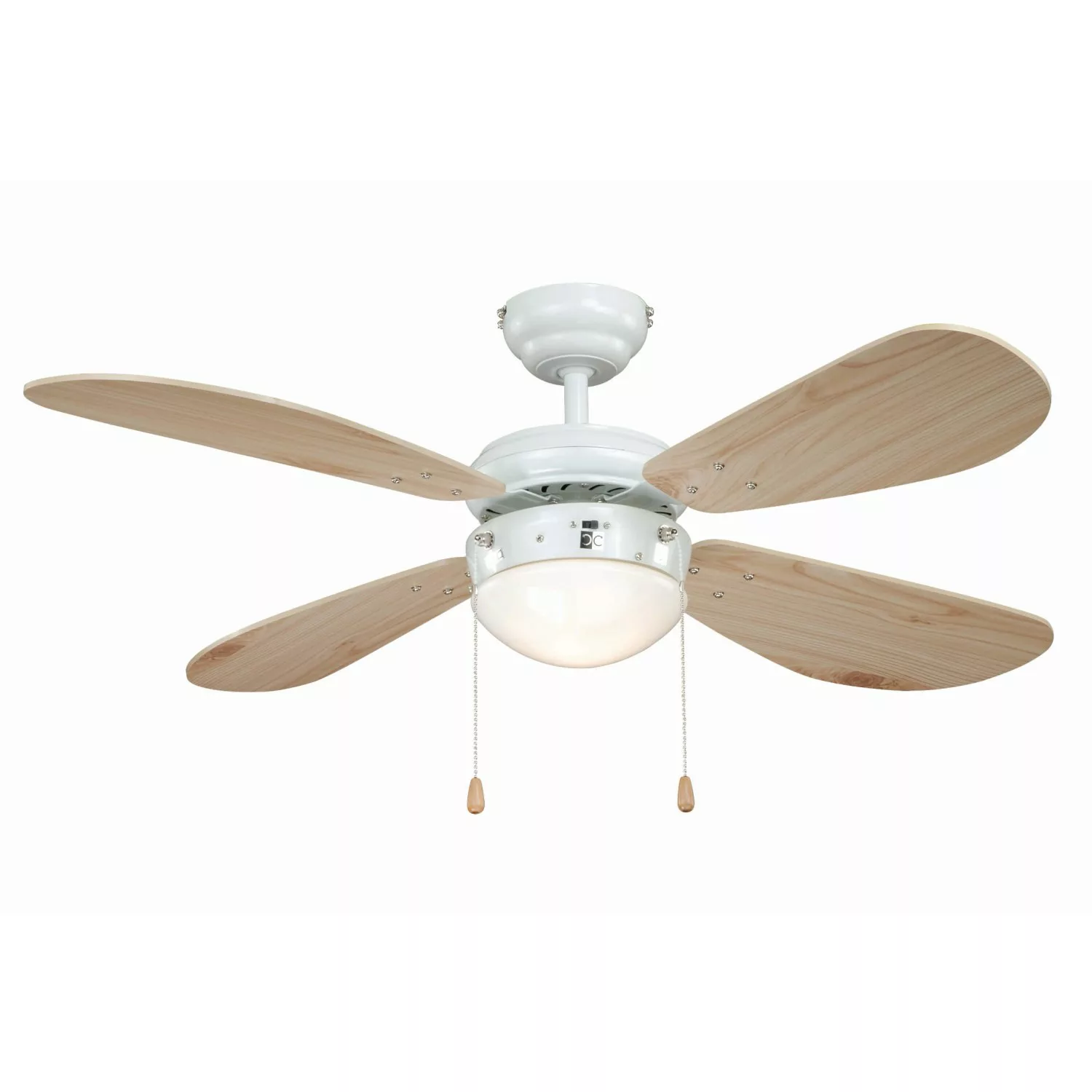 AIRERYDER Deckenventilator Classic 105 cm Weiß - Kiefer mit Beleuchtung und günstig online kaufen