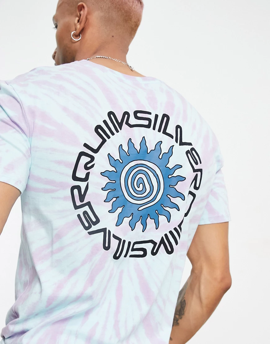 Quiksilver – Slow Light – T-Shirt in Blau mit Print günstig online kaufen
