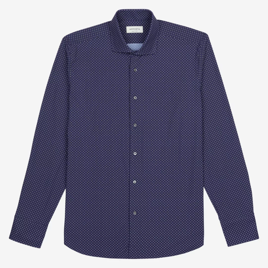 Hemd  designs  marineblau lycra popeline doppelt gezwirnt sensitive, kragen günstig online kaufen