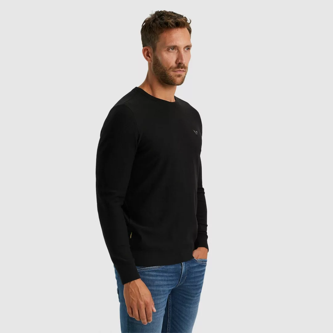 PME Legend Herren Rundhals Pullover R-NECK COTTON KNIT - Regular Fit günstig online kaufen