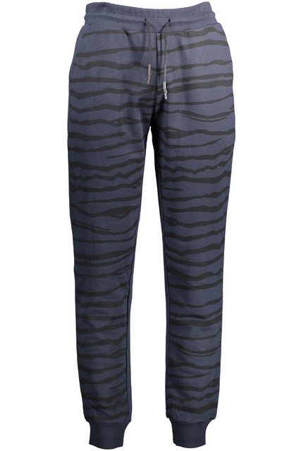 Cavalli Class 5-Pocket-Hose Herren Sporthose Blau mit Kordelzug und Kontras günstig online kaufen