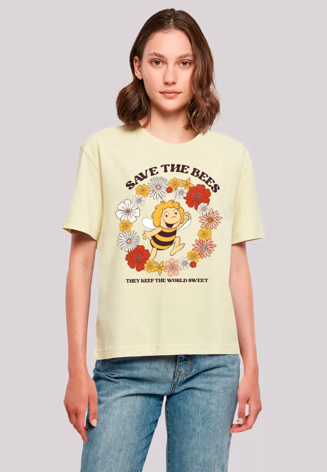 F4NT4STIC T-Shirt "Die Biene Maja Save The Bees", Premium Qualität, Nostalg günstig online kaufen