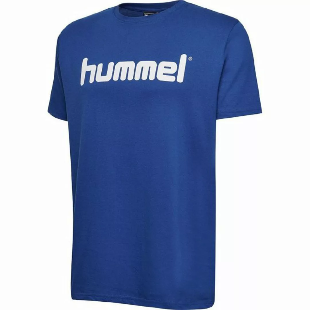 hummel T-Shirt Logo T-Shirt Sport Kurzarm Rundhals Shirt aus Baumwolle HMLG günstig online kaufen