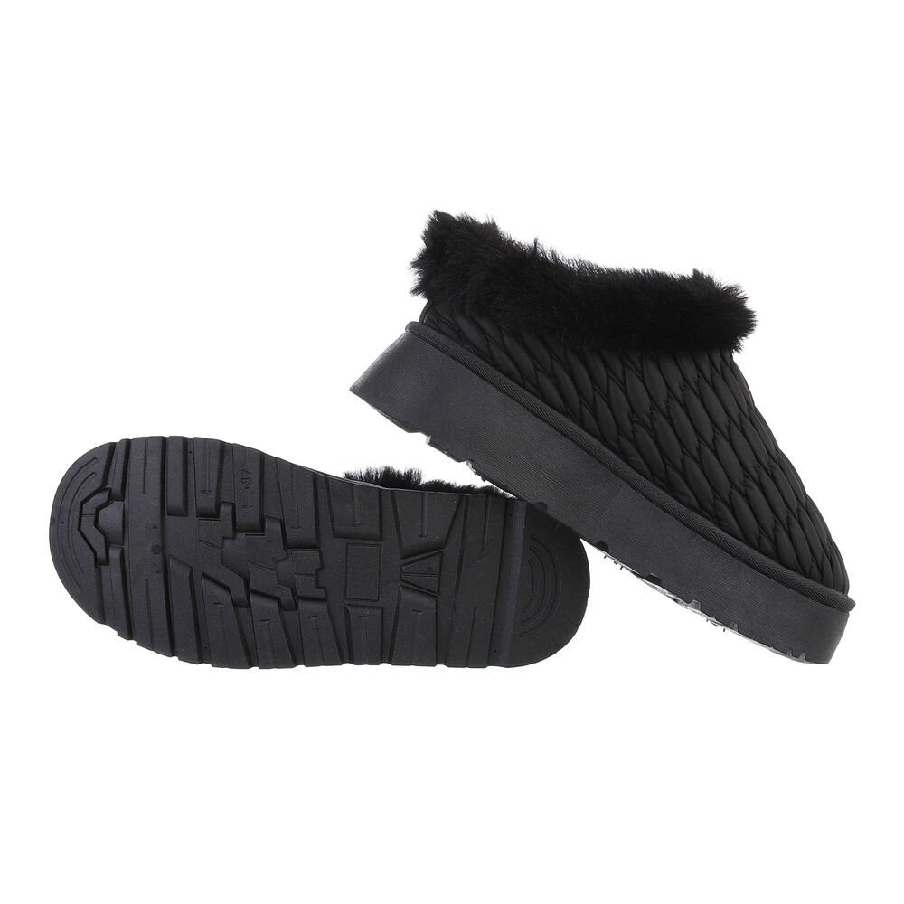 Ital-Design Damen Hausschuhe Freizeit Snowboots Flach günstig online kaufen