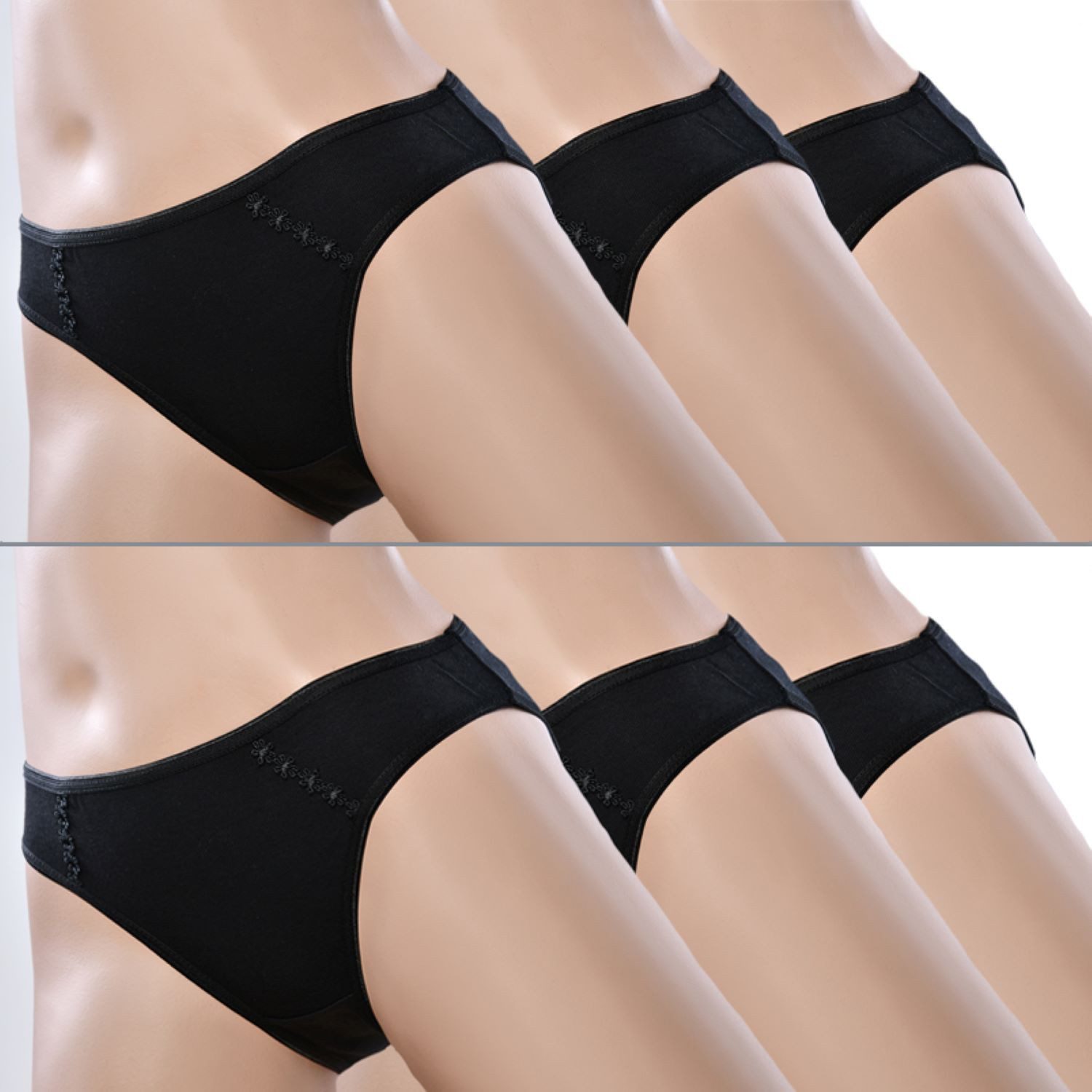 Toker Collection® Bikinislip Damen Bikinislip 6er günstig online kaufen
