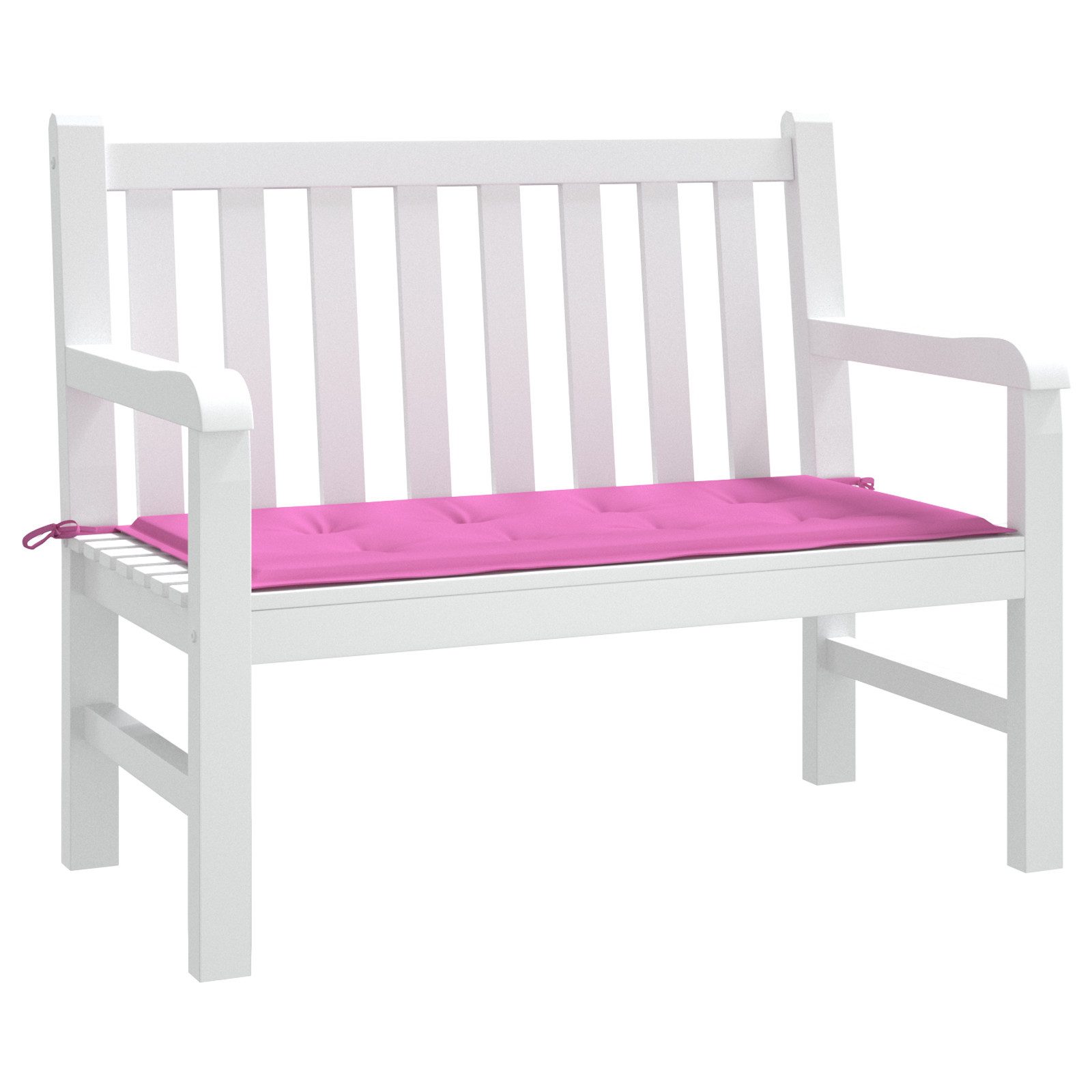 vidaXL Sitzauflage Gartenbankkissen Rosa 120x50x4 cm günstig online kaufen