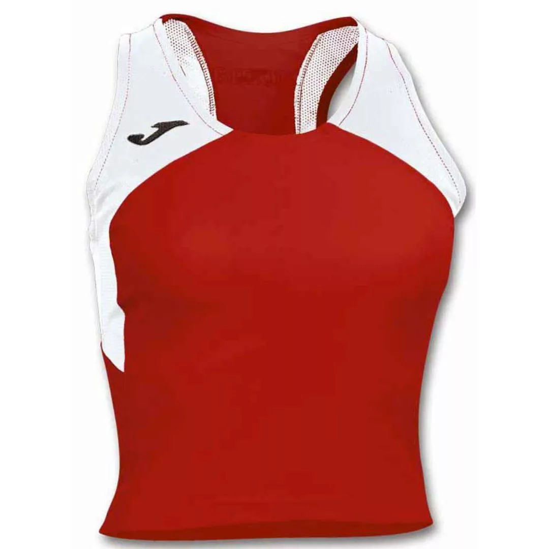 Joma Record Ii Ärmelloses T-shirt XL Red / White günstig online kaufen