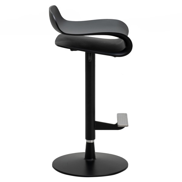 Kristalia BCN Barhocker schwarz höhenverstellbar günstig online kaufen