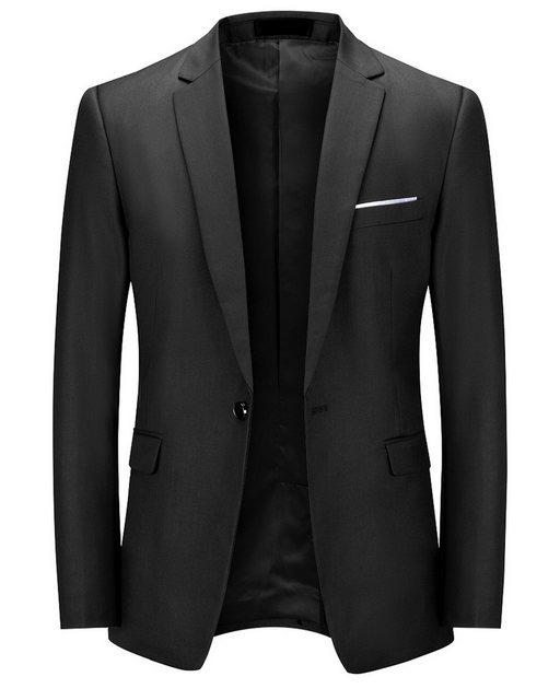 Allthemen Sakko Herren Anzugjacke im Slim Fit eleganter Sakko für Business günstig online kaufen