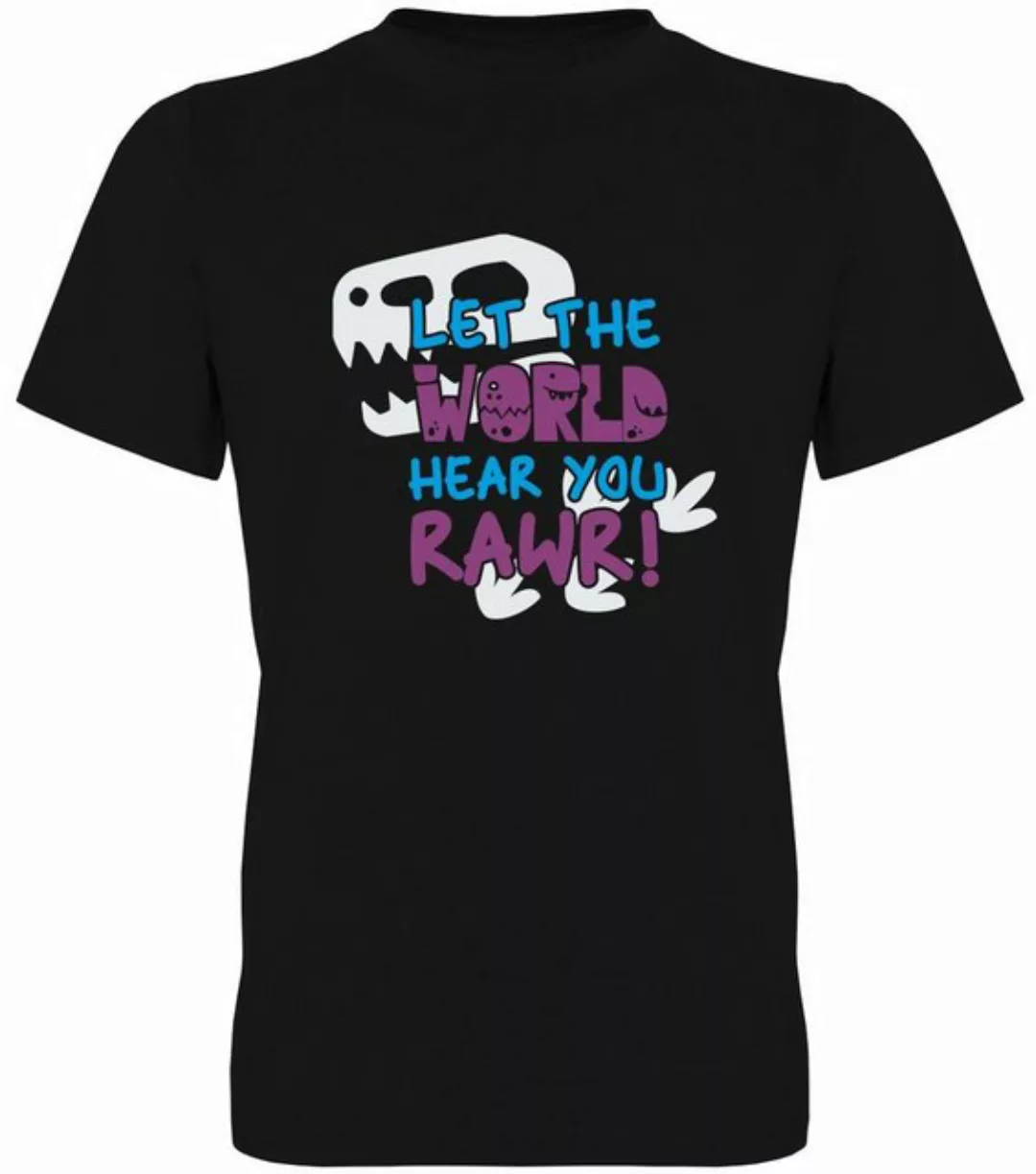 G-graphics T-Shirt Let the world hear you RAWR! Herren T-Shirt, mit Frontpr günstig online kaufen