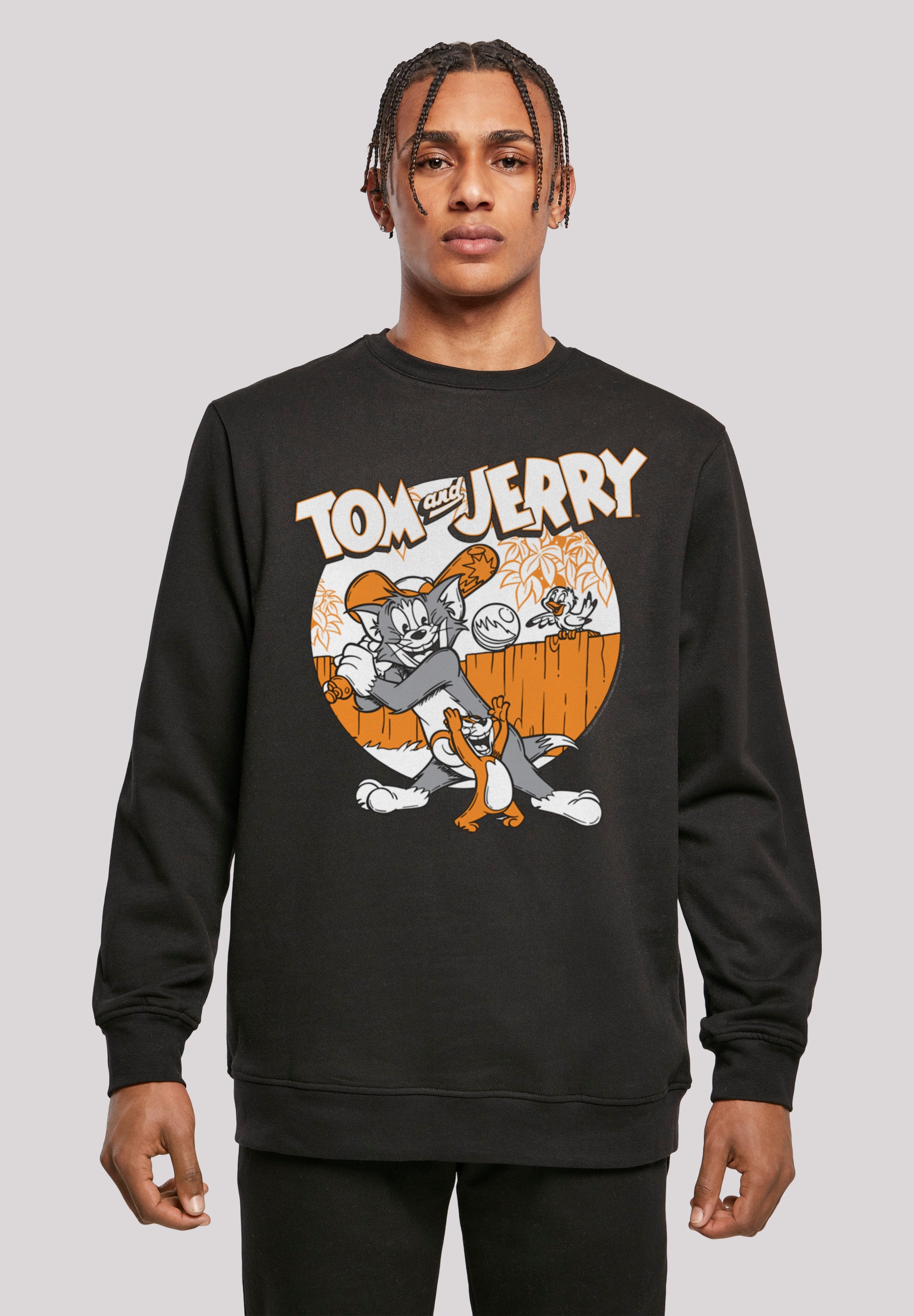 F4NT4STIC Sweatshirt "Tom und Jerry Play Baseball", Print günstig online kaufen