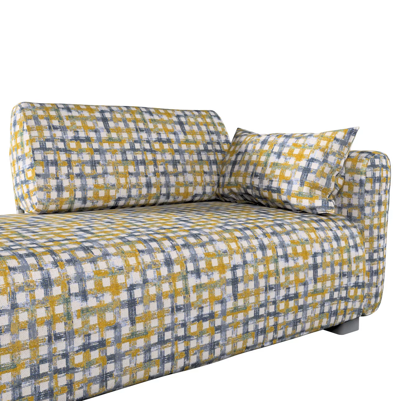 Bezug für Mysinge Recamiere Sofa, blau-gelb, Sofahusse, Mysinge Recamiere, günstig online kaufen