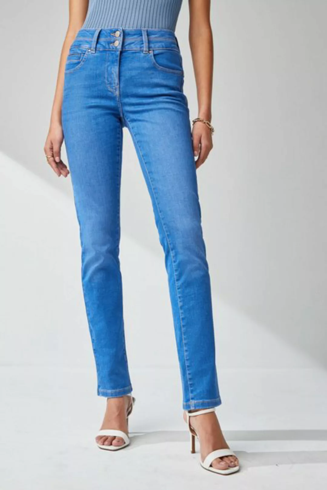 Next Push-up-Jeans Lift, Slim & Shape Slim Jeans (1-tlg) günstig online kaufen