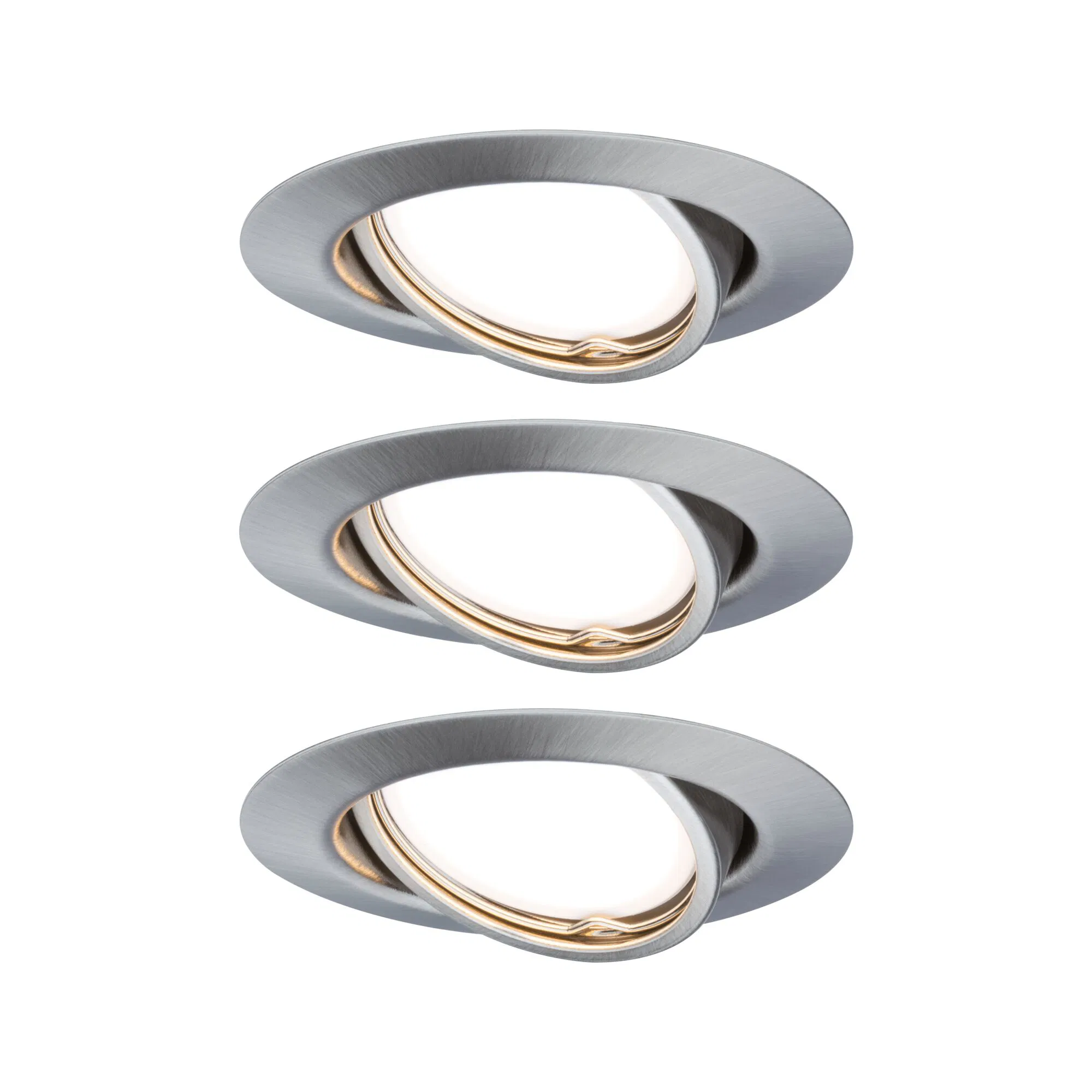 Paulmann LED-Einbauspot Nova Coin 3er chrom rund dimmbar günstig online kaufen