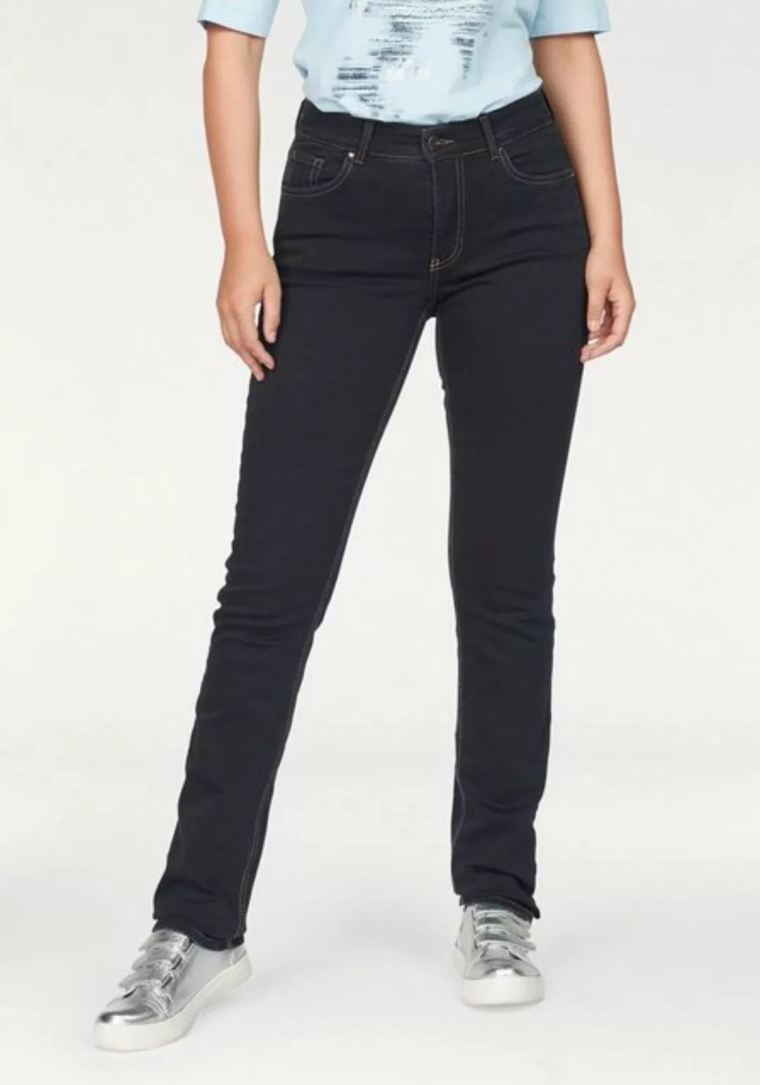 MAC Bequeme Jeans MAC Gerade geschnittene Jeans mit erhöhter Taille (1-tlg) günstig online kaufen