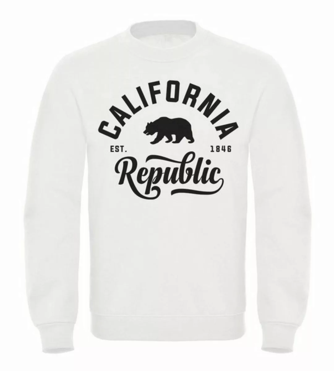 Neverless Sweatshirt Schöner California Republic Herren Pullover Sweatshirt günstig online kaufen