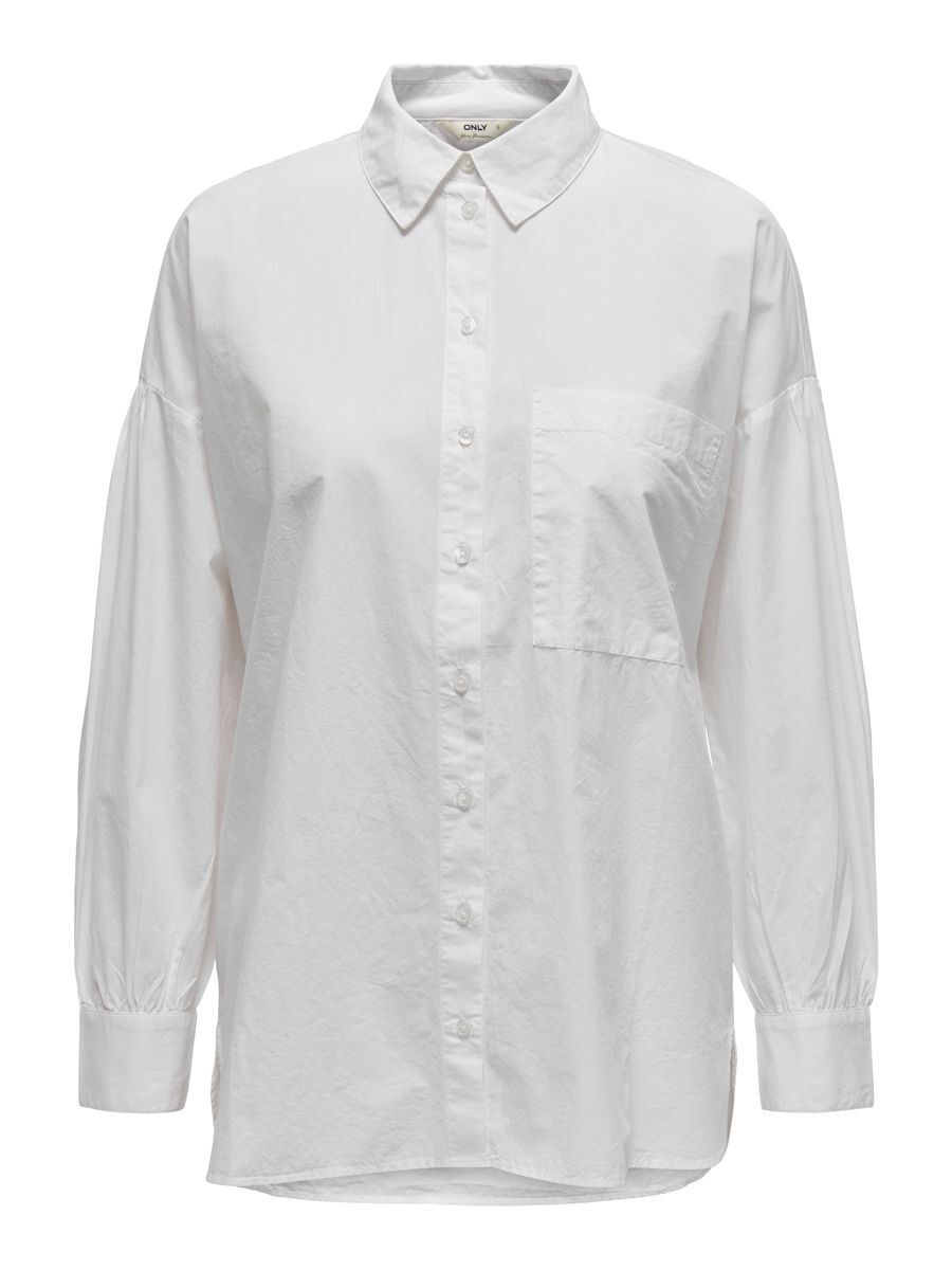 ONLY Loose Fit Hemd Damen White günstig online kaufen