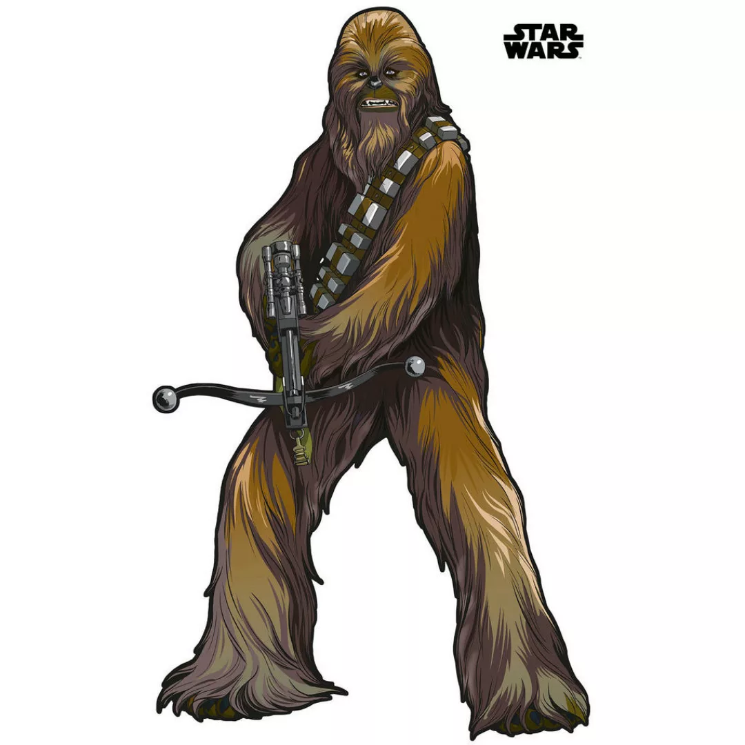 Disney Wandtattoo Star Wars Chewbacca Xxl Braun 127 x 200 cm 612421 günstig online kaufen