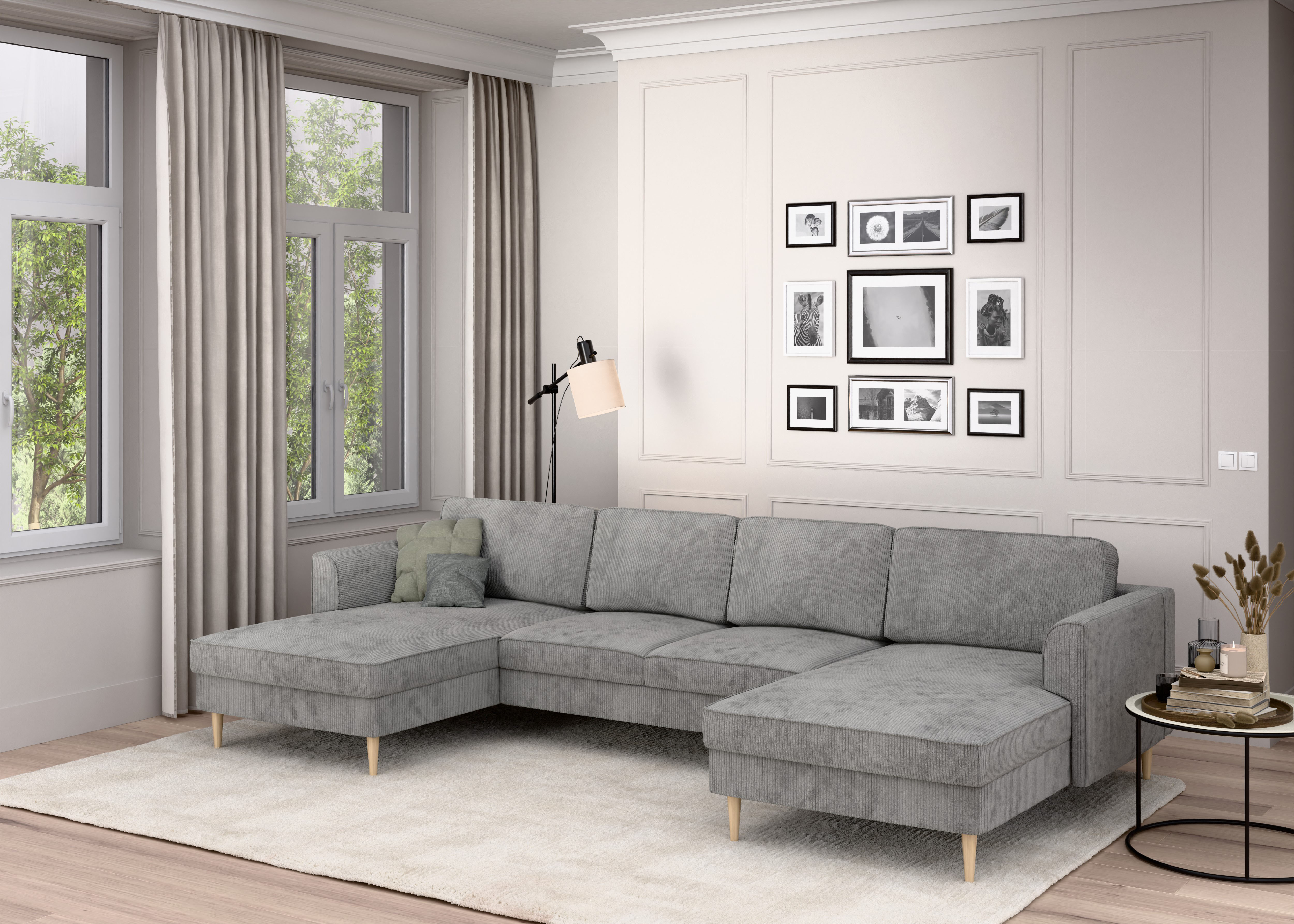 Home affaire Wohnlandschaft "Booster Couch wahlweise mit Schlaffunktion und günstig online kaufen