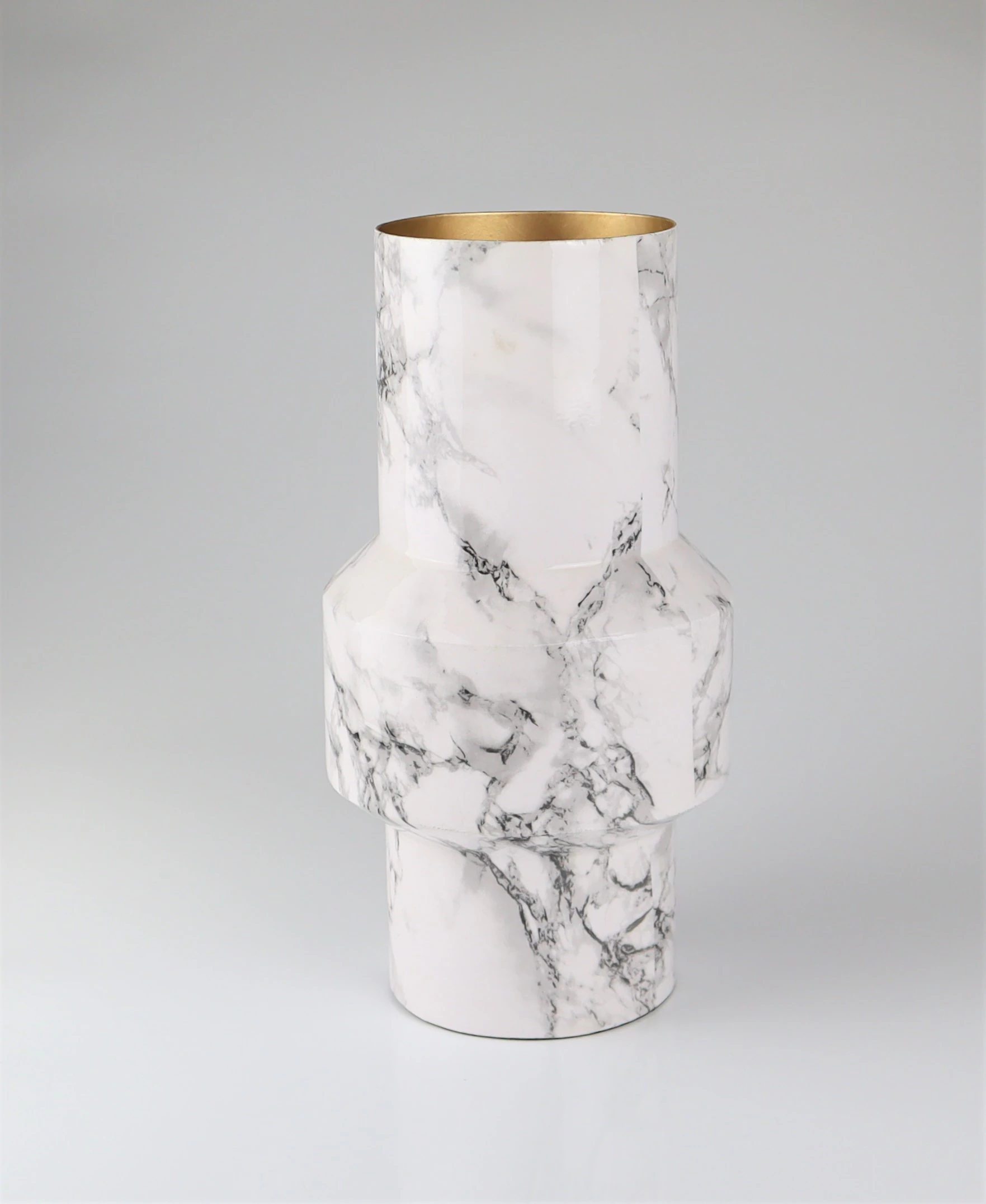 AM Design Dekovase "aus Metall", BxH: 17x32 cm günstig online kaufen