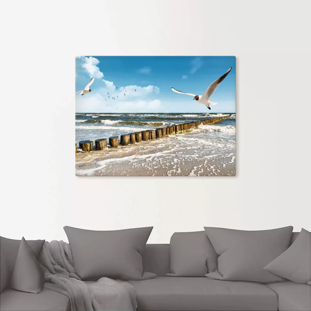 Artland Wandbild "Ostsee", Gewässer, (1 St.), als Leinwandbild, Poster, Wan günstig online kaufen