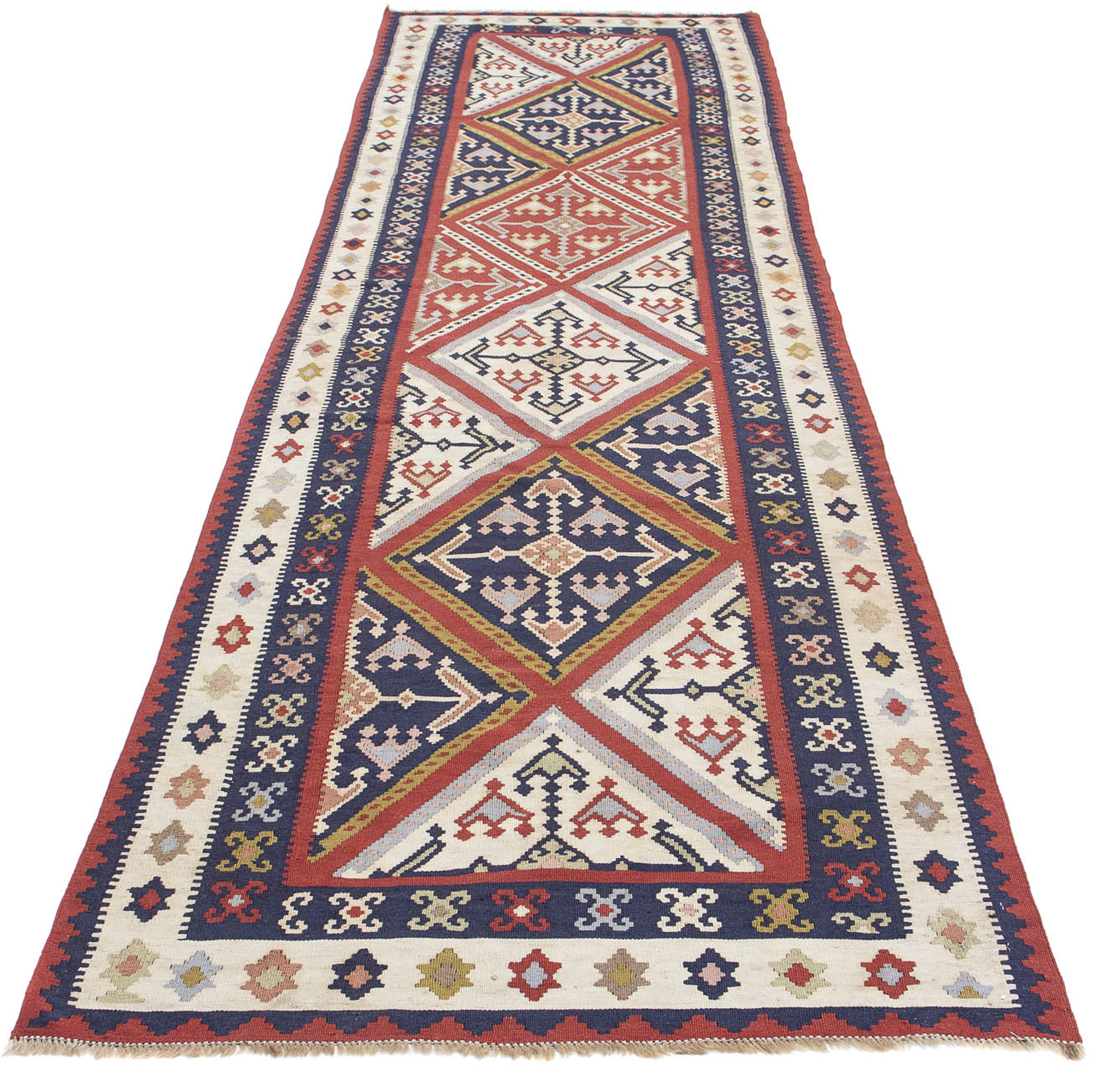 morgenland Wollteppich »Kelim - Oriental - 384 x 100 cm - mehrfarbig«, rech günstig online kaufen