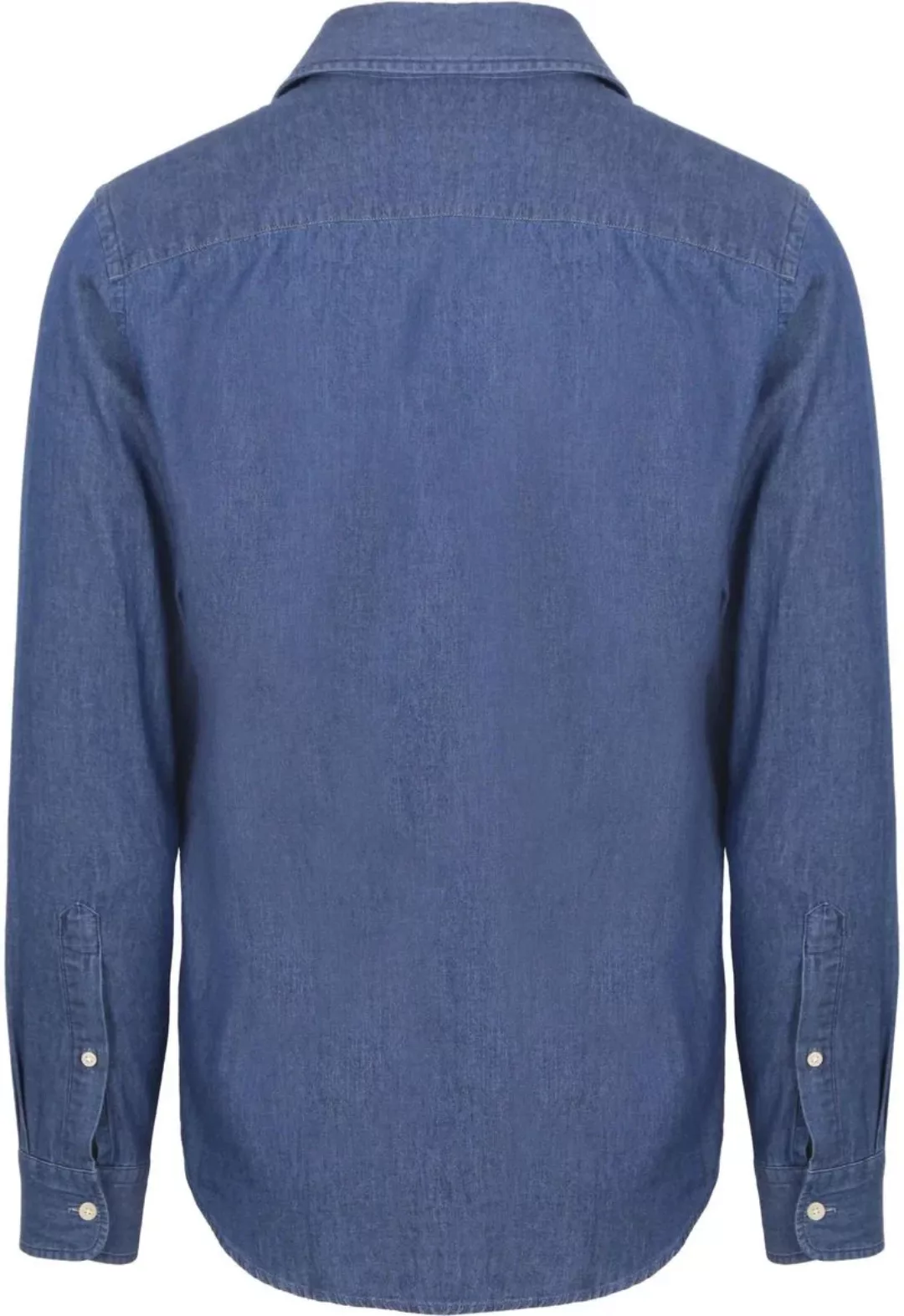 King Essentials The William Denim Hemd Chambray Blau - Größe M günstig online kaufen