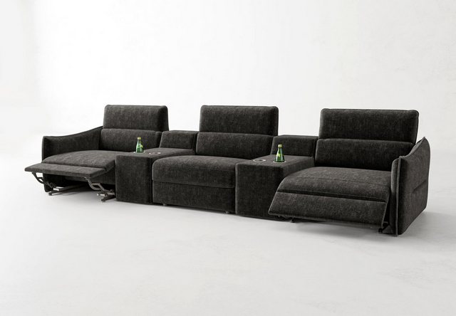 moebeloutlet.de 3-Sitzer Prisma Heimkino Sofa 3 Sitzer Grigio Antracite, Ki günstig online kaufen