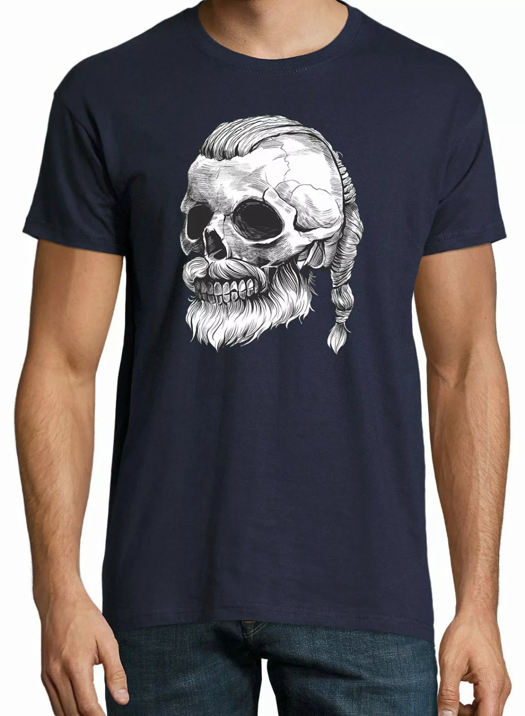 Youth Designz T-Shirt Viking Totenkopf Schädel günstig online kaufen