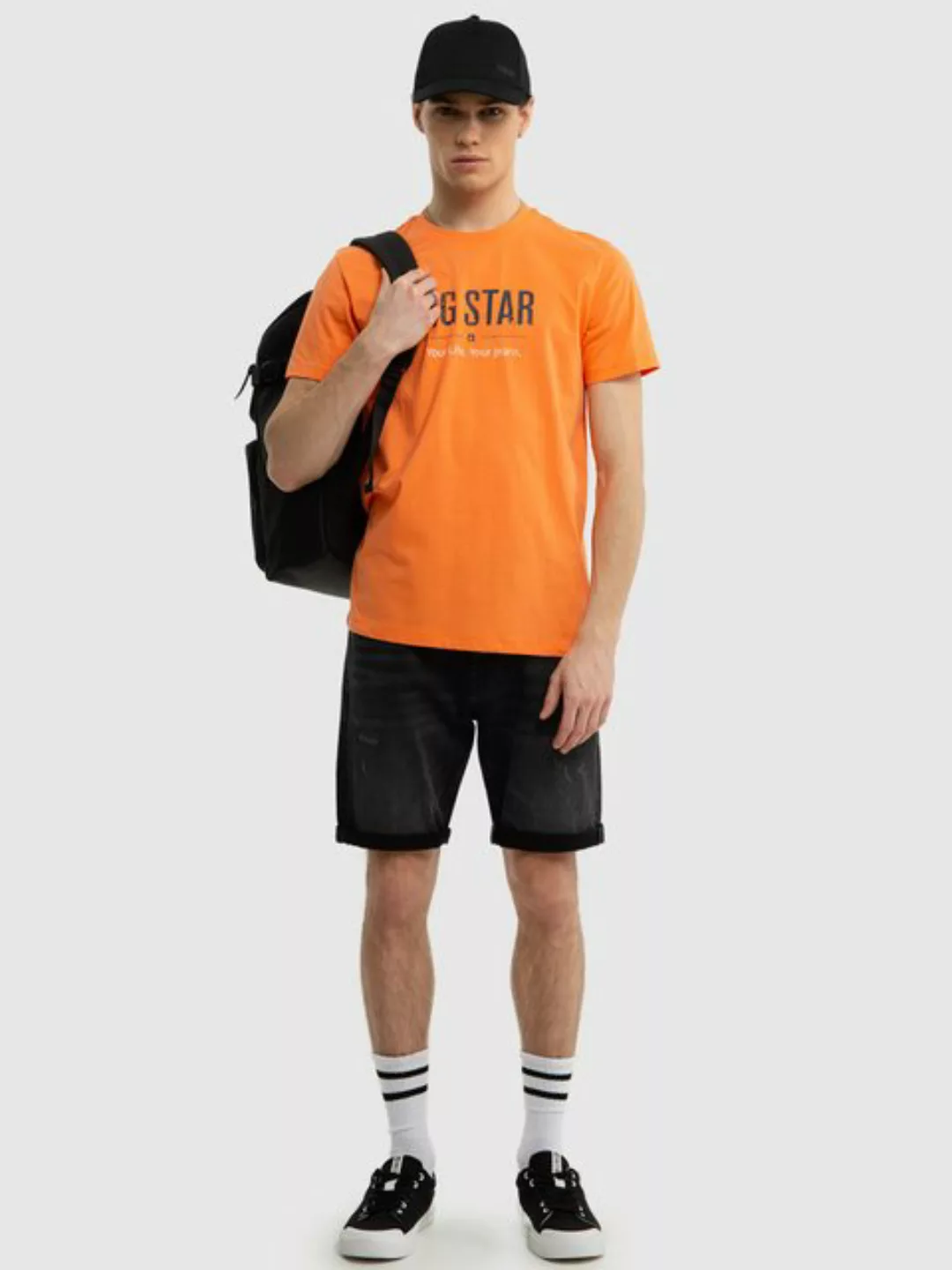 BIG STAR T-Shirt BRUNO orange günstig online kaufen