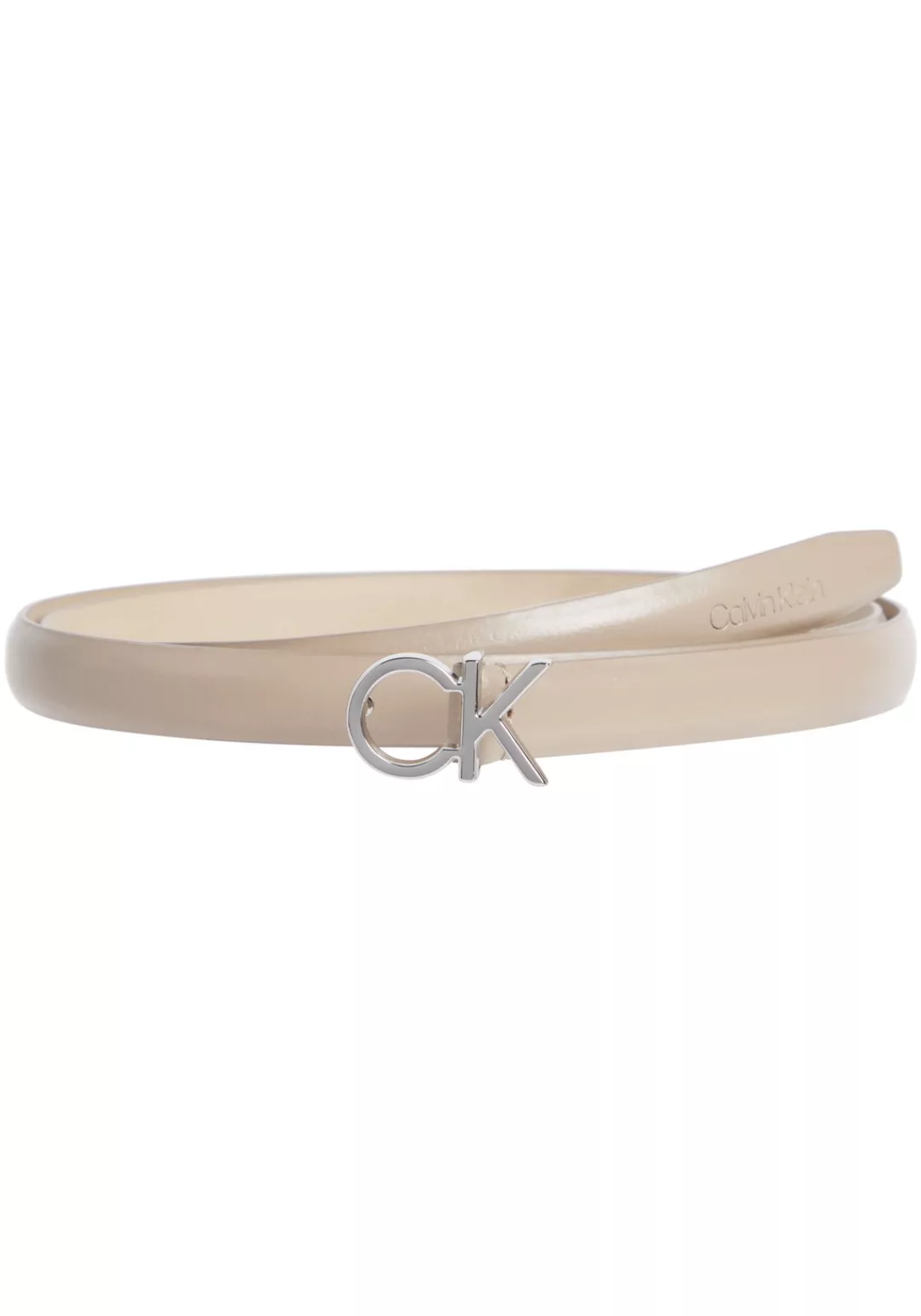 Calvin Klein Ledergürtel "CK THIN BELT 1.5CM", mit Logoprägung als Schließe günstig online kaufen