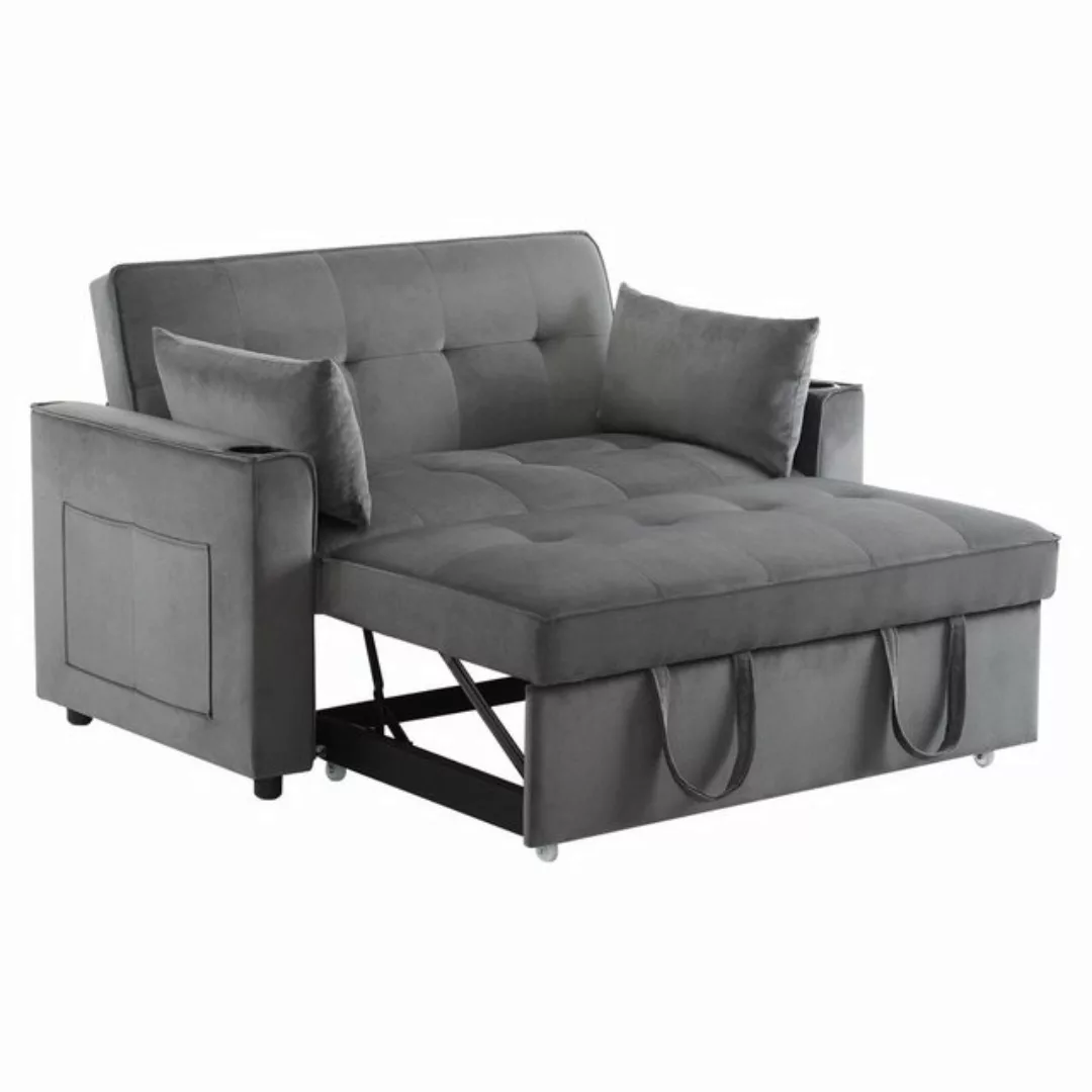 Merax Schlafsofa, mit 3-in-1 Bettfunktion,Loungesessel mit Schlaffunktion,v günstig online kaufen