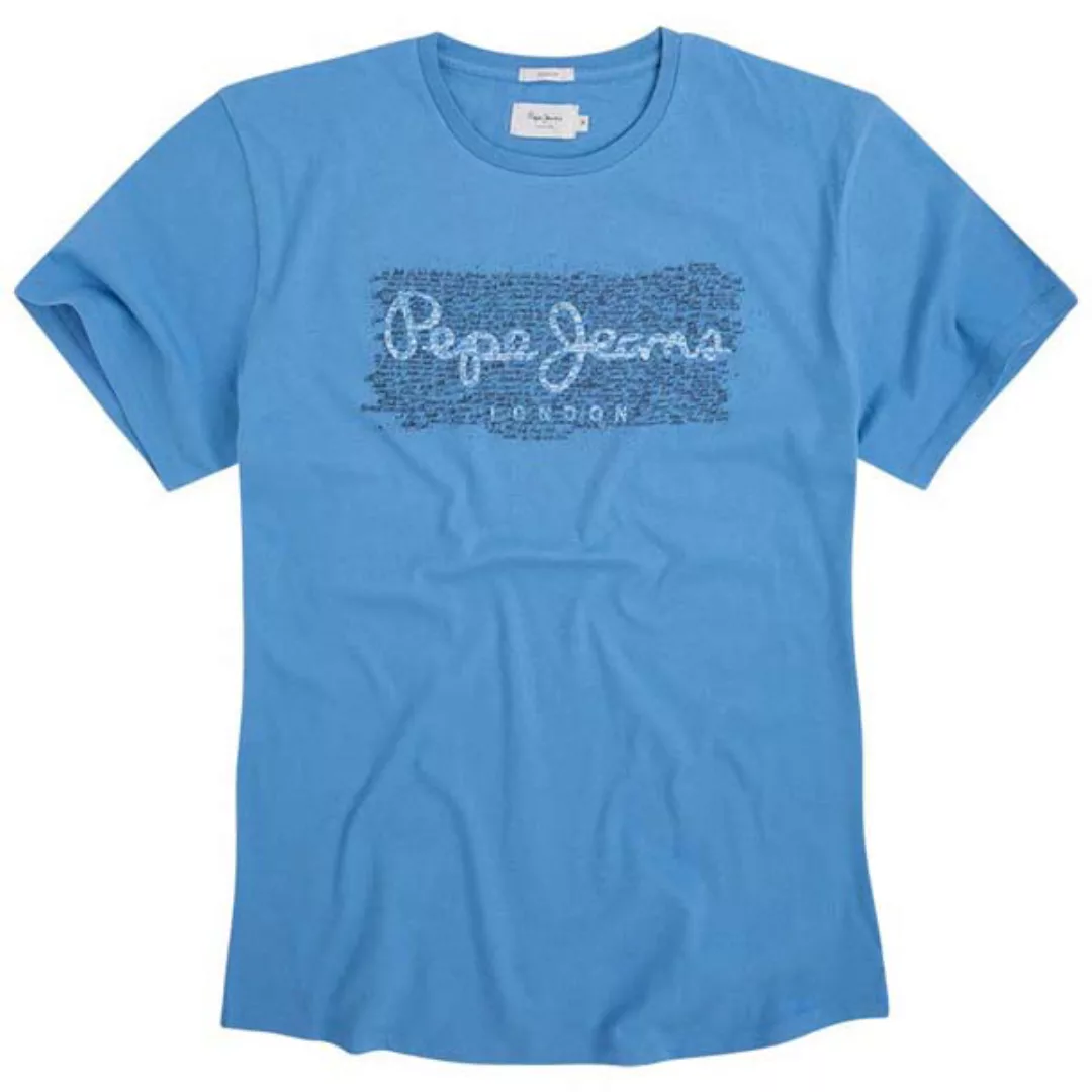 Pepe Jeans Cluster Kurzärmeliges T-shirt L Middle Blue günstig online kaufen