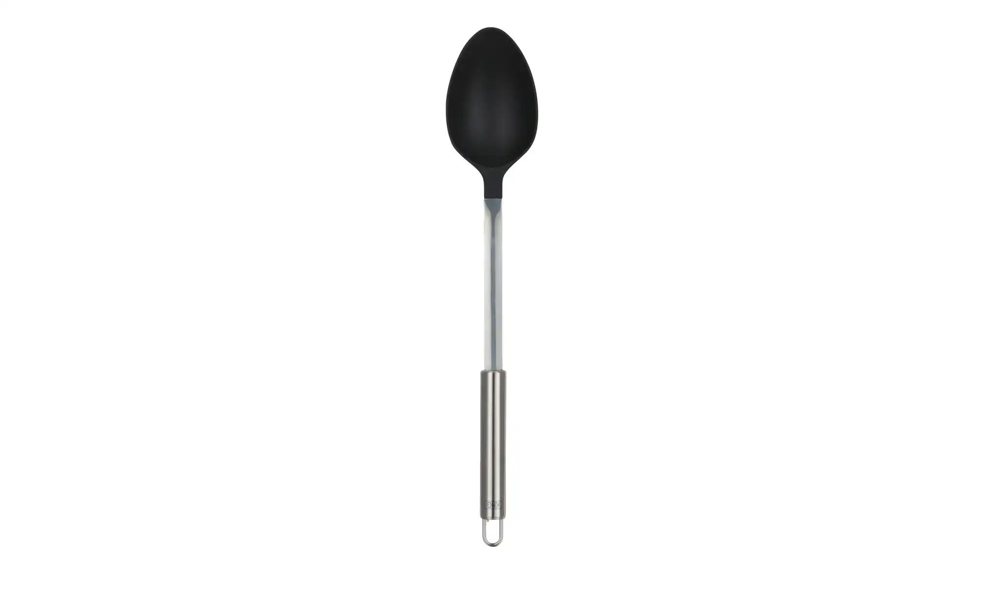 KHG Kochlöffel   ¦ schwarz ¦ Edelstahl,Kunststoff ¦ Maße (cm): B: 6,3 H: 4, günstig online kaufen