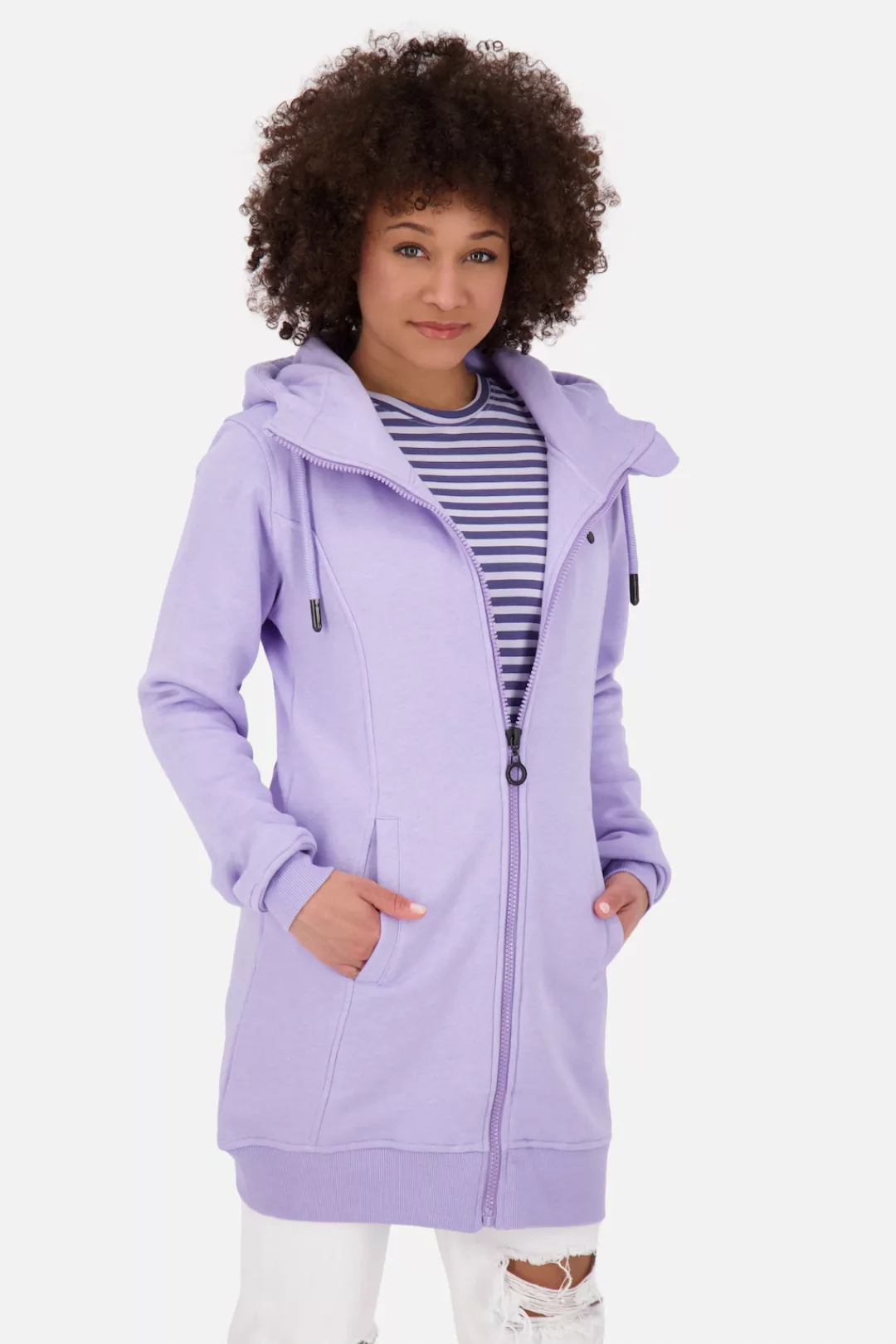 Alife & Kickin Kapuzensweatjacke "JasnaAK A Hooded Sweatjacket Damen Kapuze günstig online kaufen