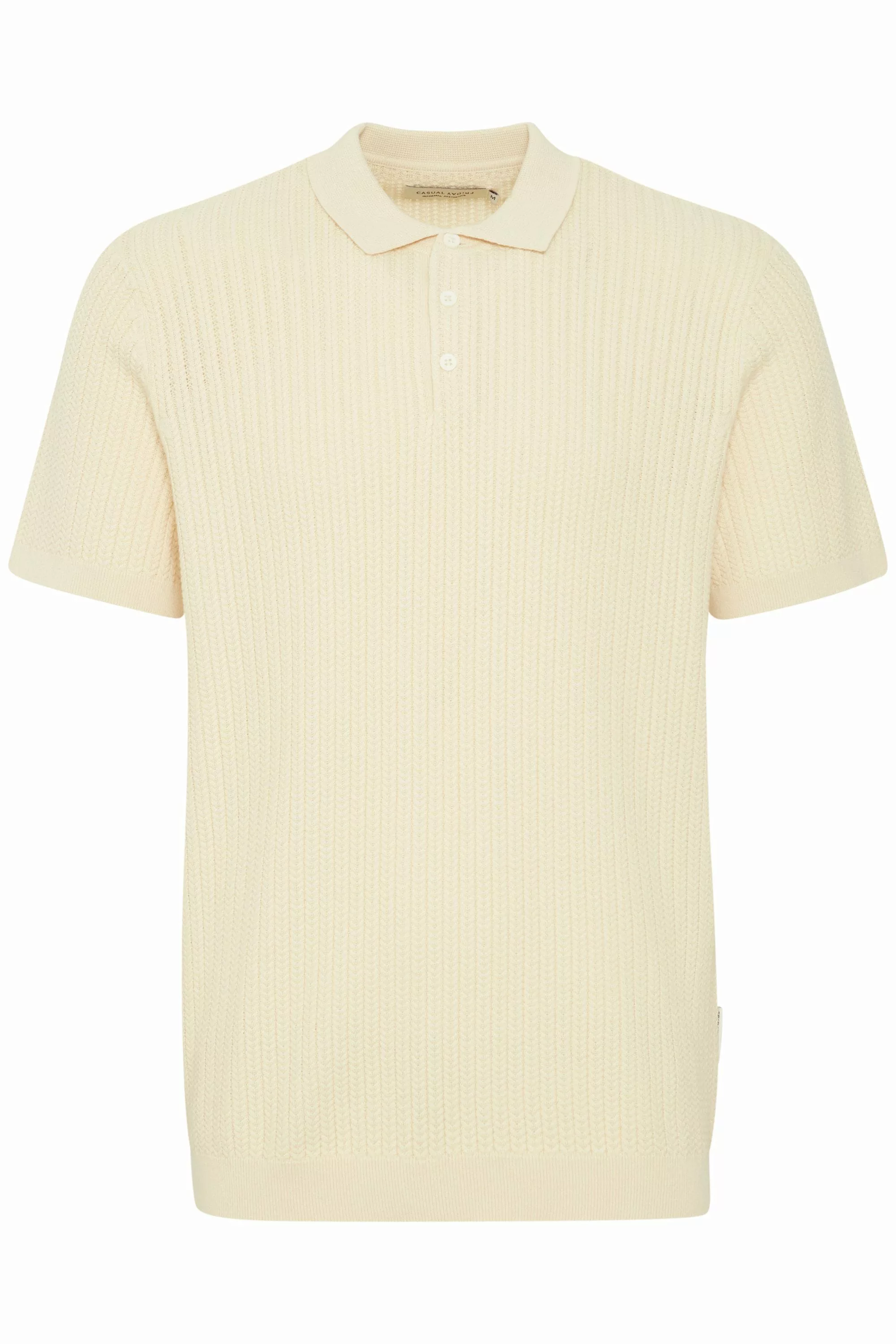 Casual Friday Poloshirt CFKarl structured knit polo sommerliches Poloshirt günstig online kaufen