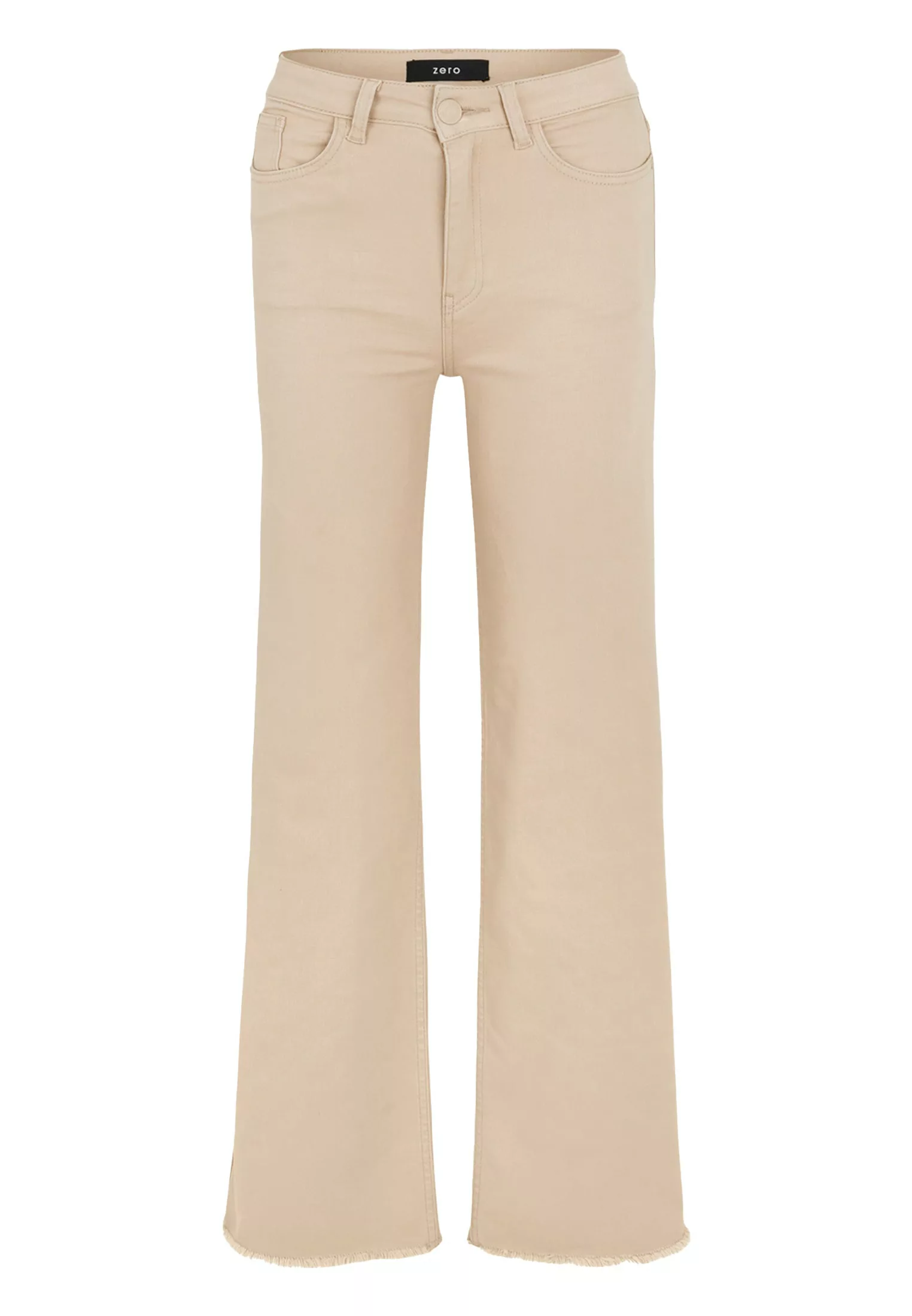 Zero Slim-fit-Jeans "zero Jeans Wide Leg Style WITNEY beige 32 Inch" günstig online kaufen