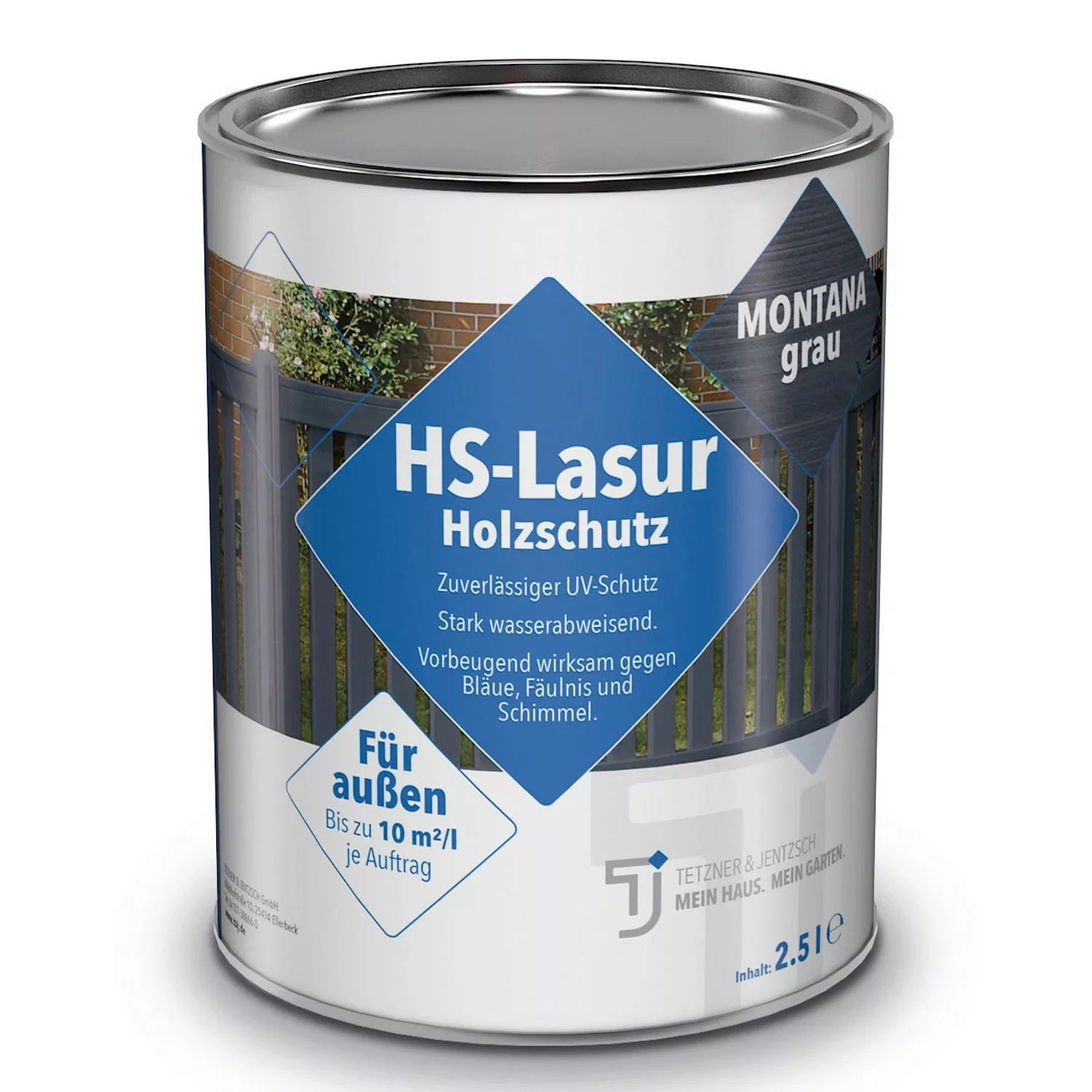 T & J HS-Lasur Montanagrau 2,5 l günstig online kaufen