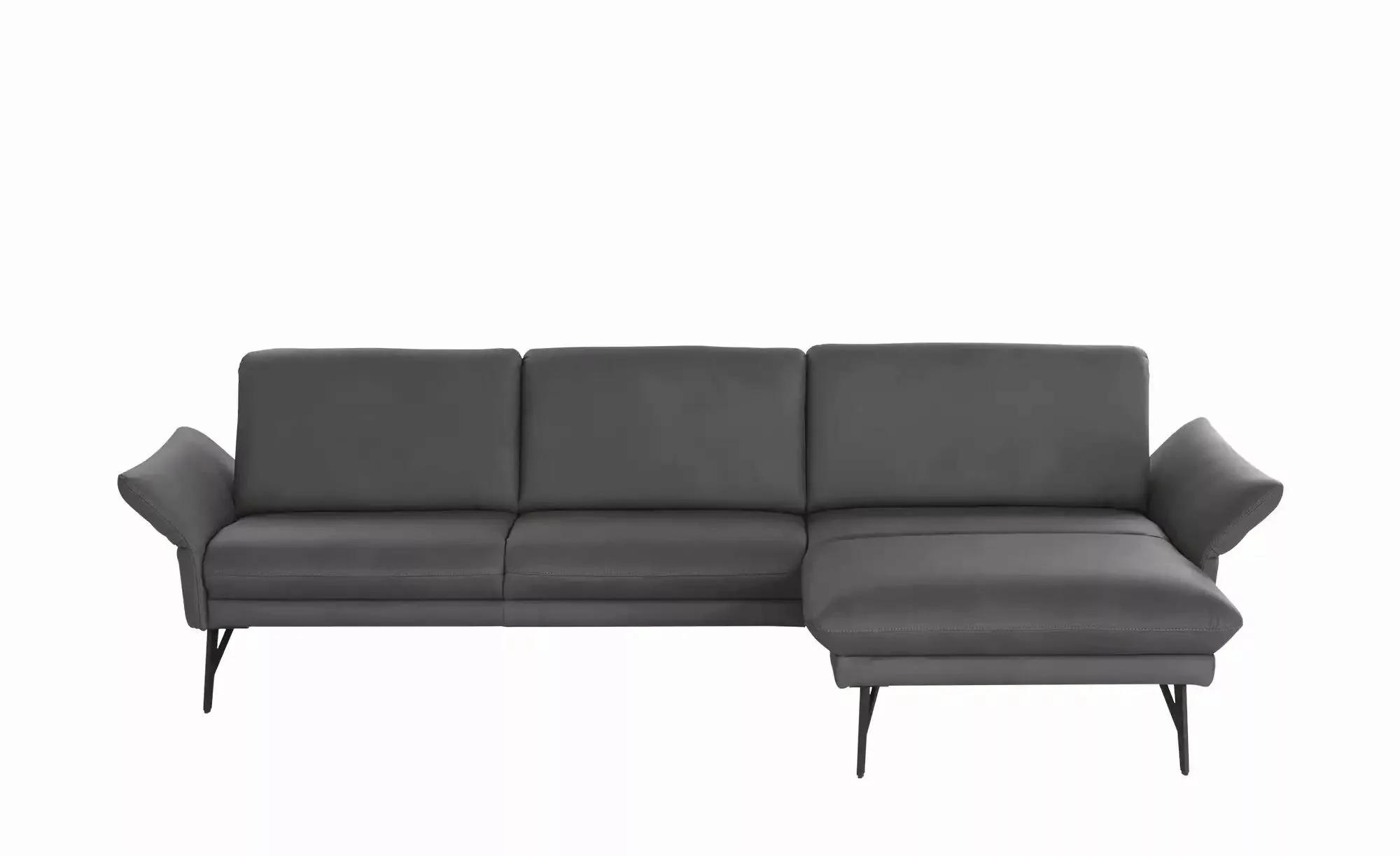 himolla Ecksofa Echtleder 1928 ¦ schwarz ¦ Maße (cm): B: 296 H: 85 T: 175.0 günstig online kaufen