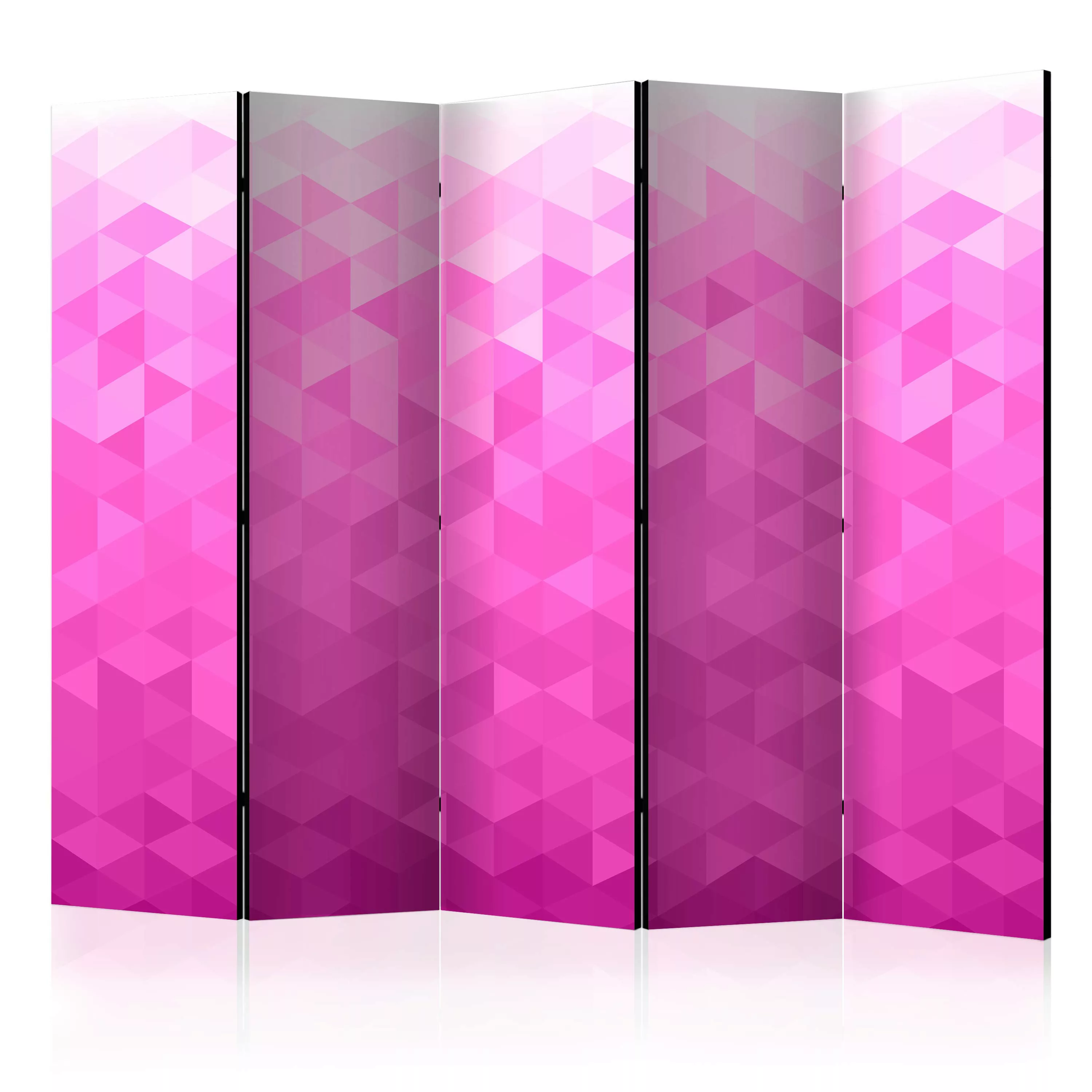 5-teiliges Paravent - Pink Pixel Ii [room Dividers] günstig online kaufen