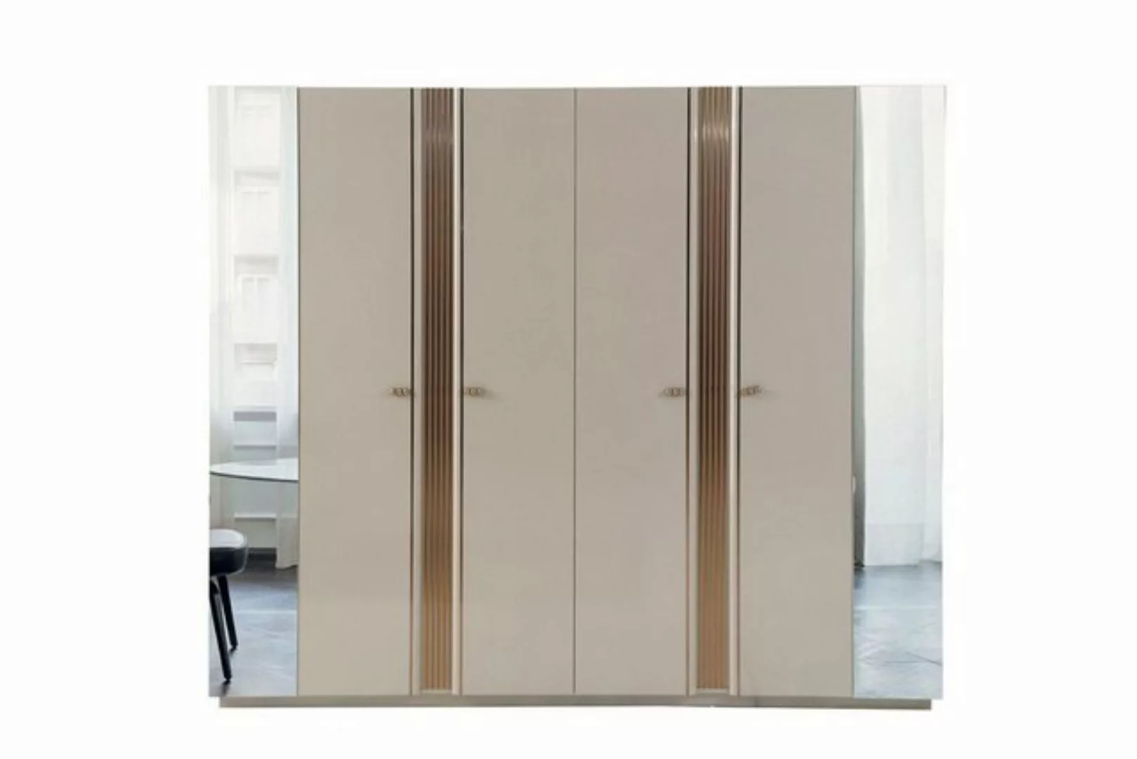 JVmoebel Kleiderschrank Design Kleiderschrank Beige Holz Schrank Kinderzimm günstig online kaufen