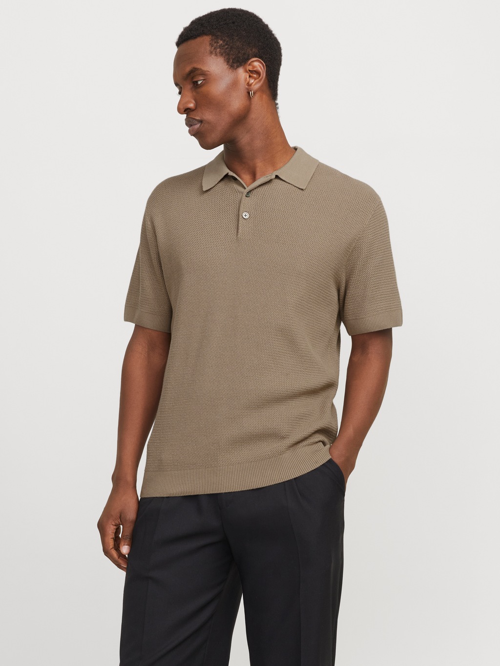 Jack & Jones Polokragenpullover "JPRCCCOOPER KNIT POLO SS SN" günstig online kaufen