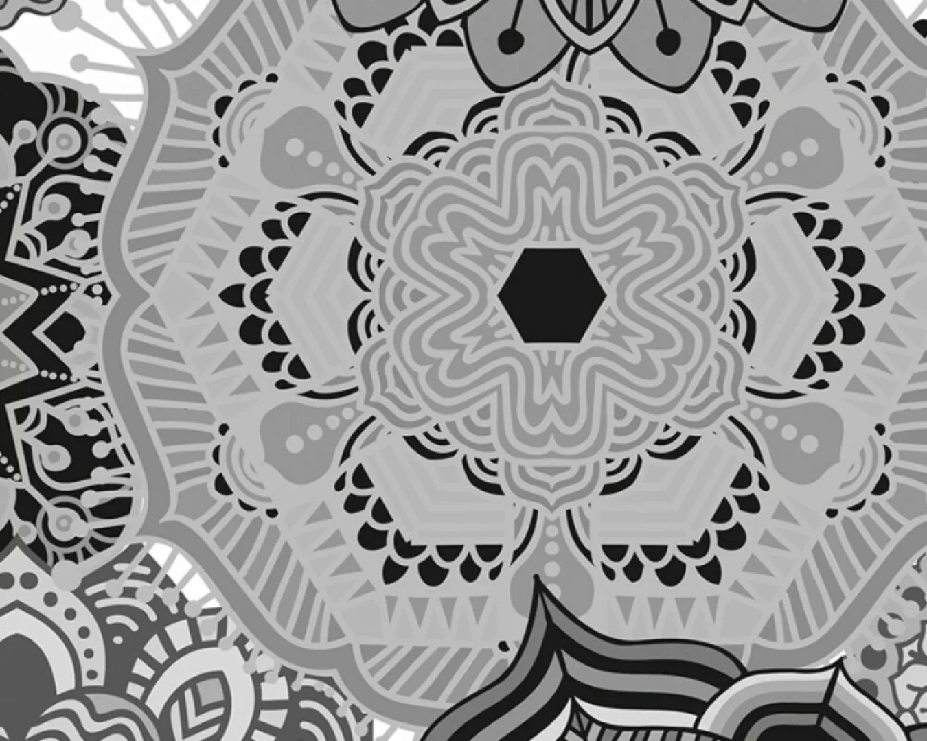 Fototapete "Mandala 1" 6,00x2,50 m / Glattvlies Brillant günstig online kaufen